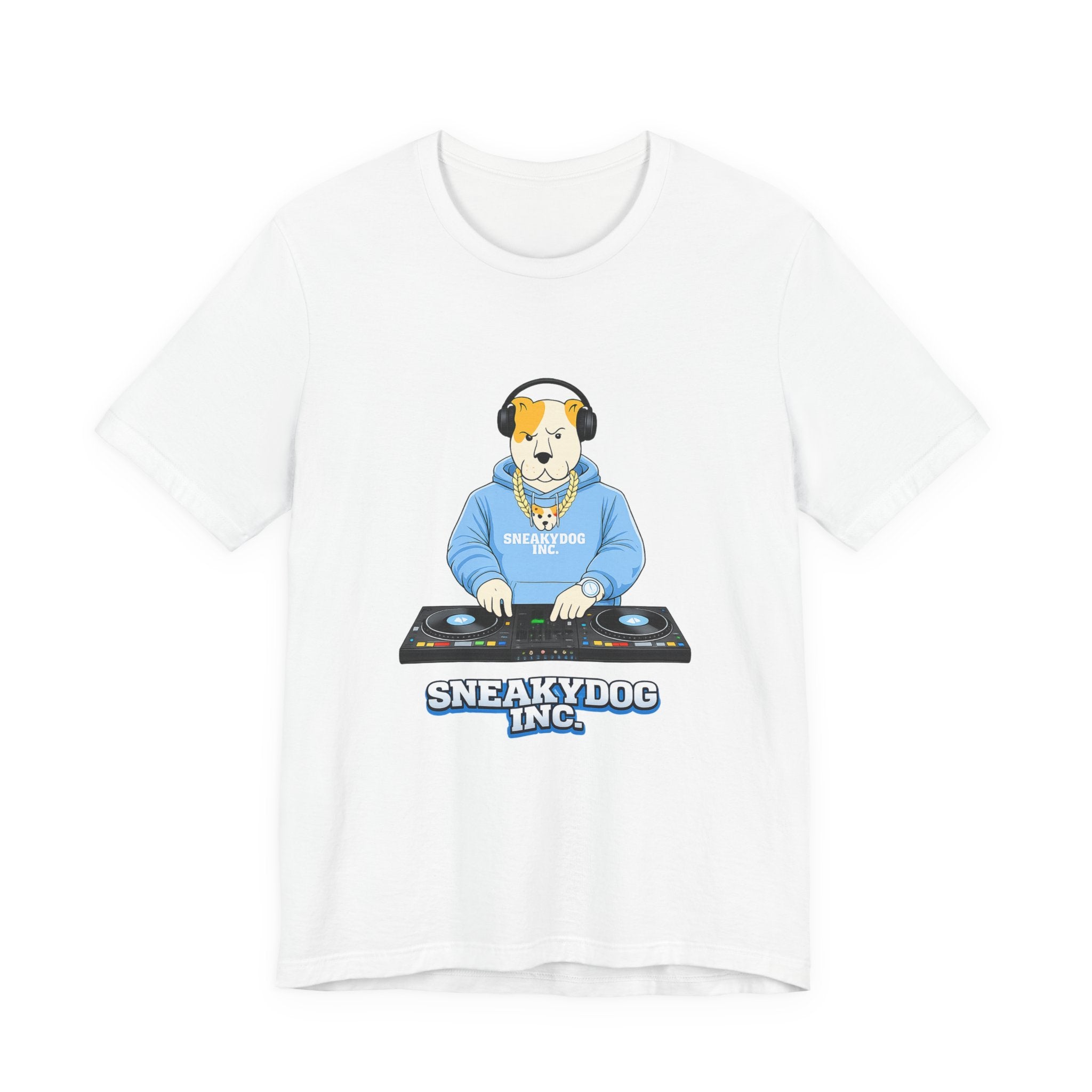 Sneakydog Inc. DJ Graphic — Vintage Short Sleeve T-Shirt
