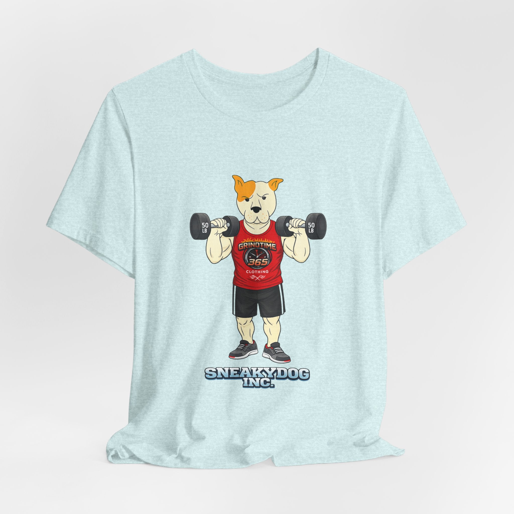 Sneakydog Inc. Workout Red GT365 Graphic — Vintage Short Sleeve T-Shirt