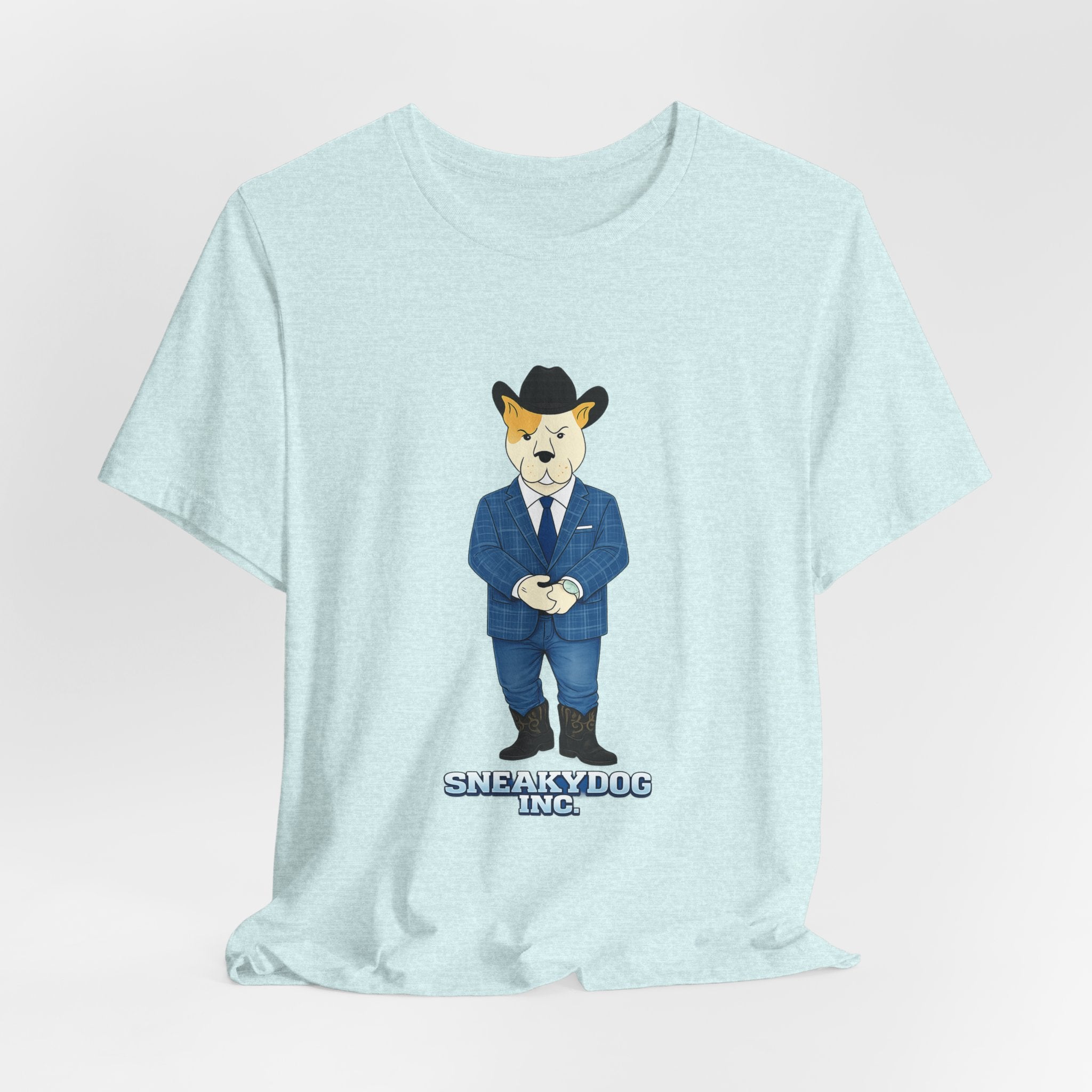 Sneakydog Inc. Cowboy Suit Graphic — Vintage Short Sleeve T-Shirt