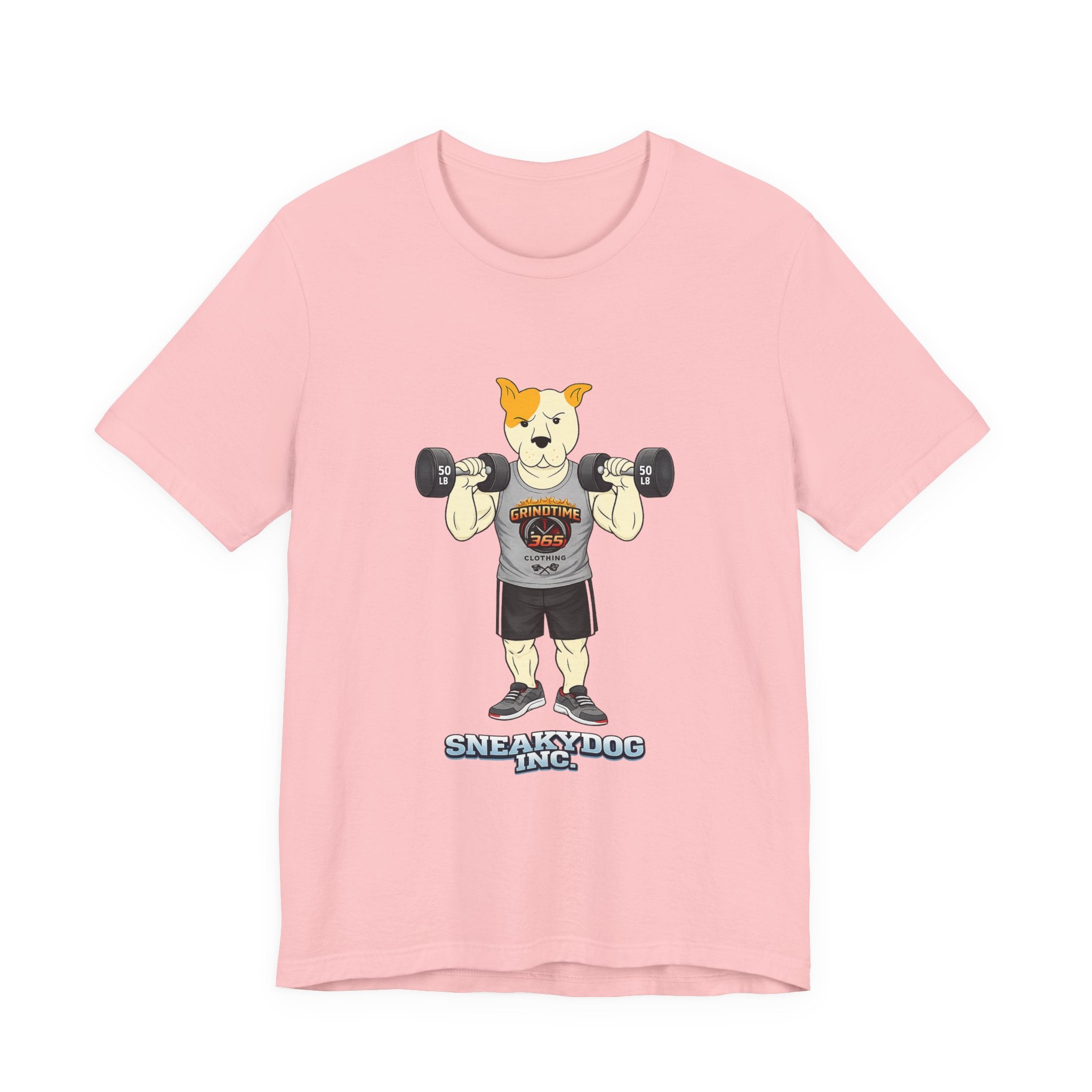 Sneakydog Inc. Workout Grey GT365 Graphic — Vintage Short Sleeve T-Shirt