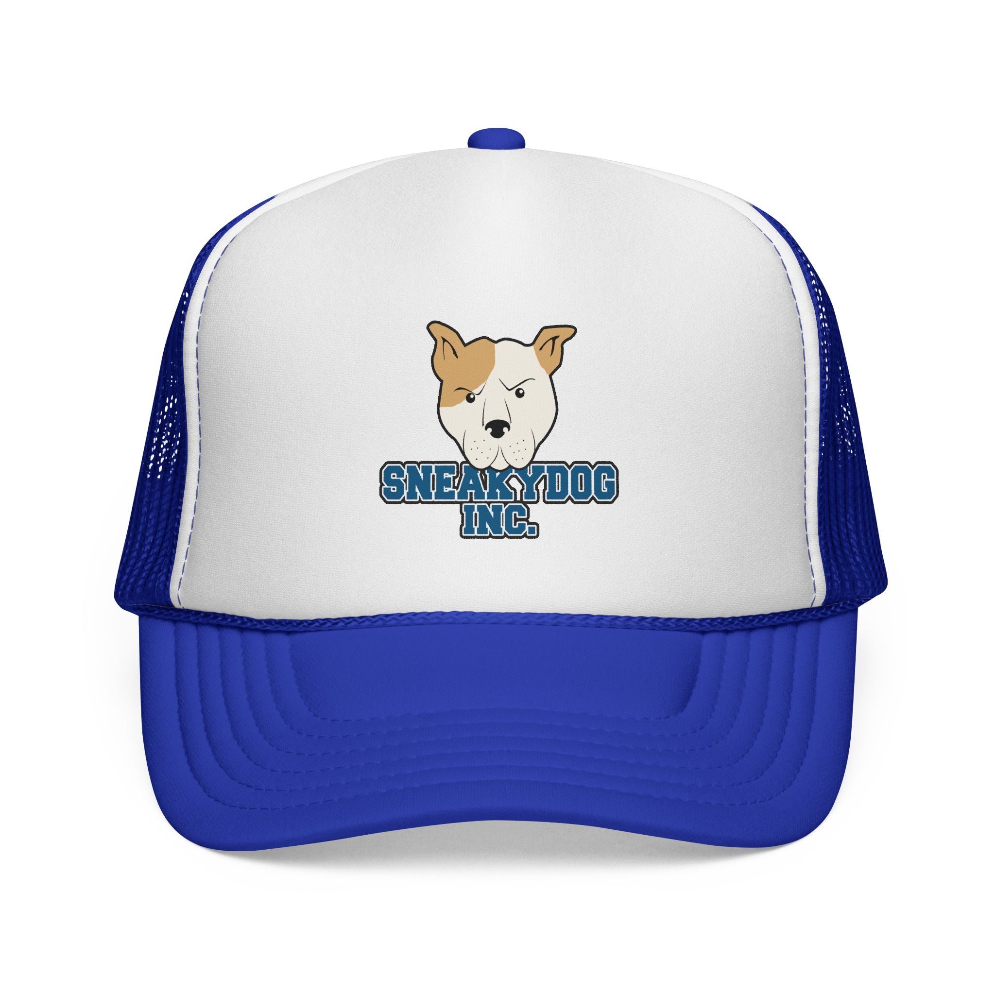 Sneakydog Inc. Trucker Cap — Retro Mesh Hat with Sneakydog Logo