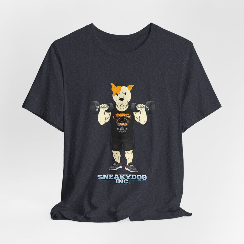 Sneakydog Inc. Workout Black GT365 Graphic — Vintage Short Sleeve T-Shirt