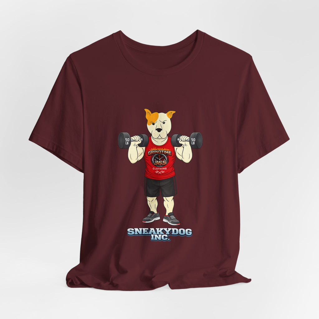 Sneakydog Inc. Workout Red GT365 Graphic — Vintage Short Sleeve T-Shirt