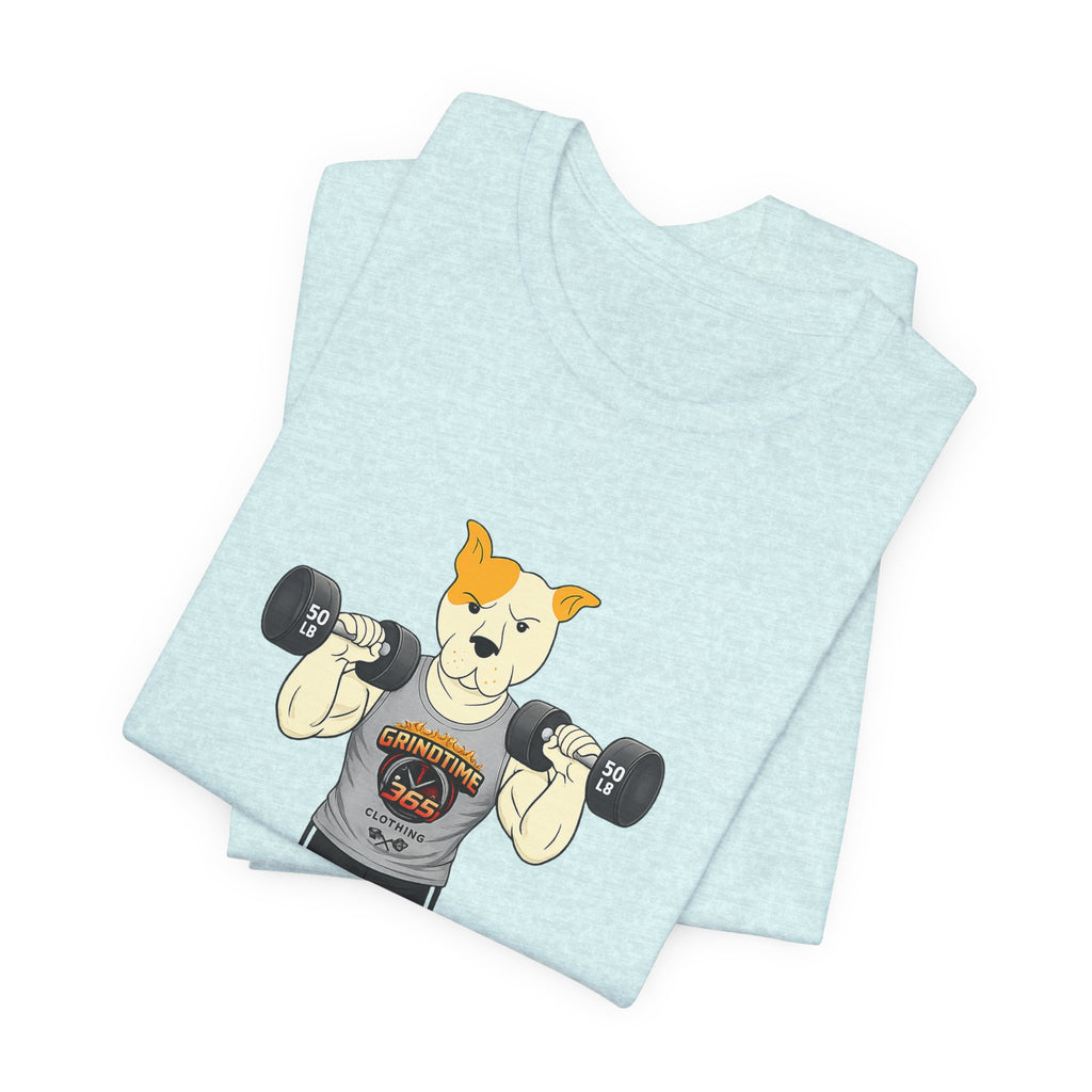 Sneakydog Inc. Workout Grey GT365 Graphic — Vintage Short Sleeve T-Shirt