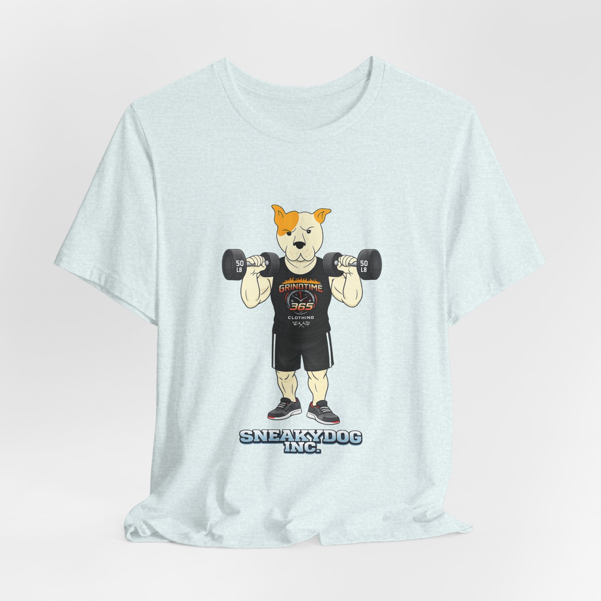 Sneakydog Inc. Workout Black GT365 Graphic — Vintage Short Sleeve T-Shirt