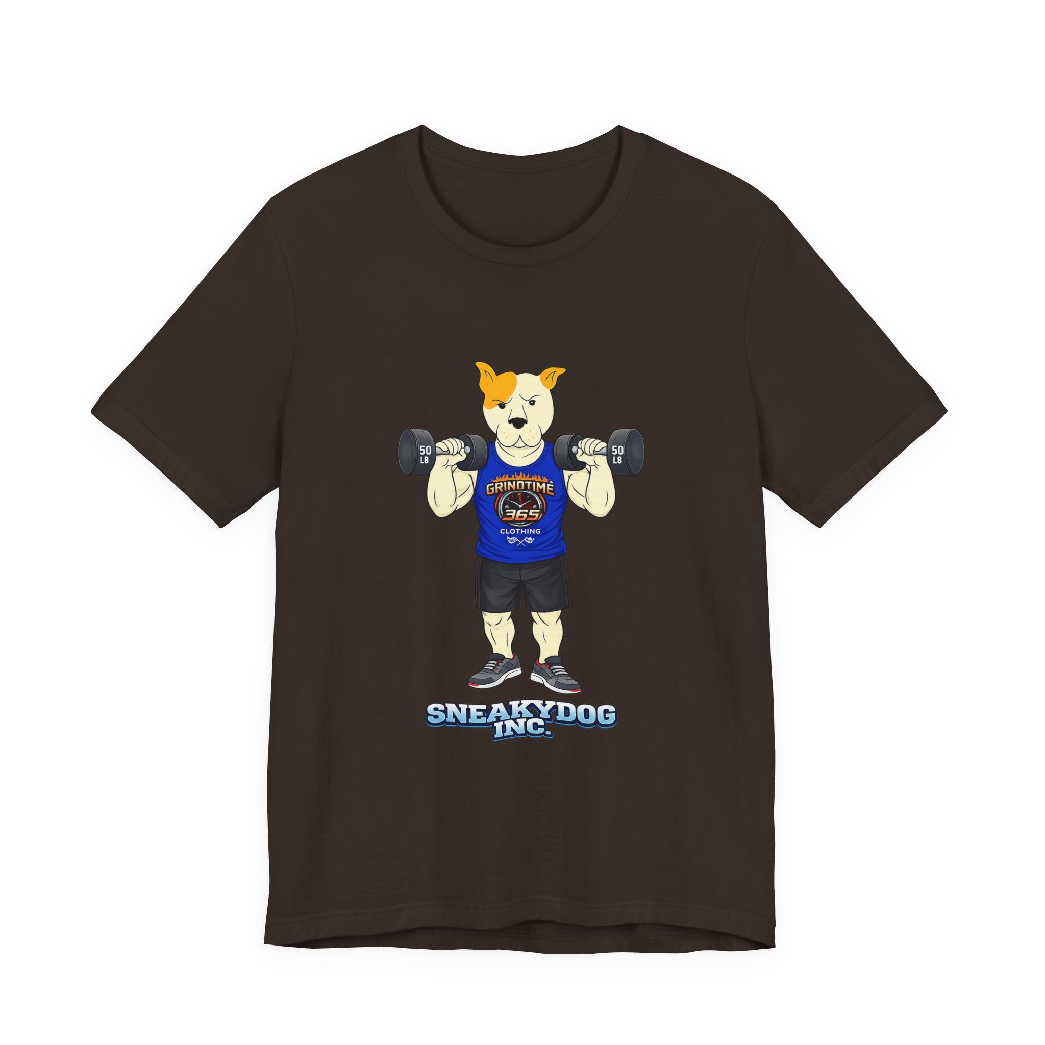 Sneakydog Inc. Workout Blue GT365 Graphic — Vintage Short Sleeve T-Shirt
