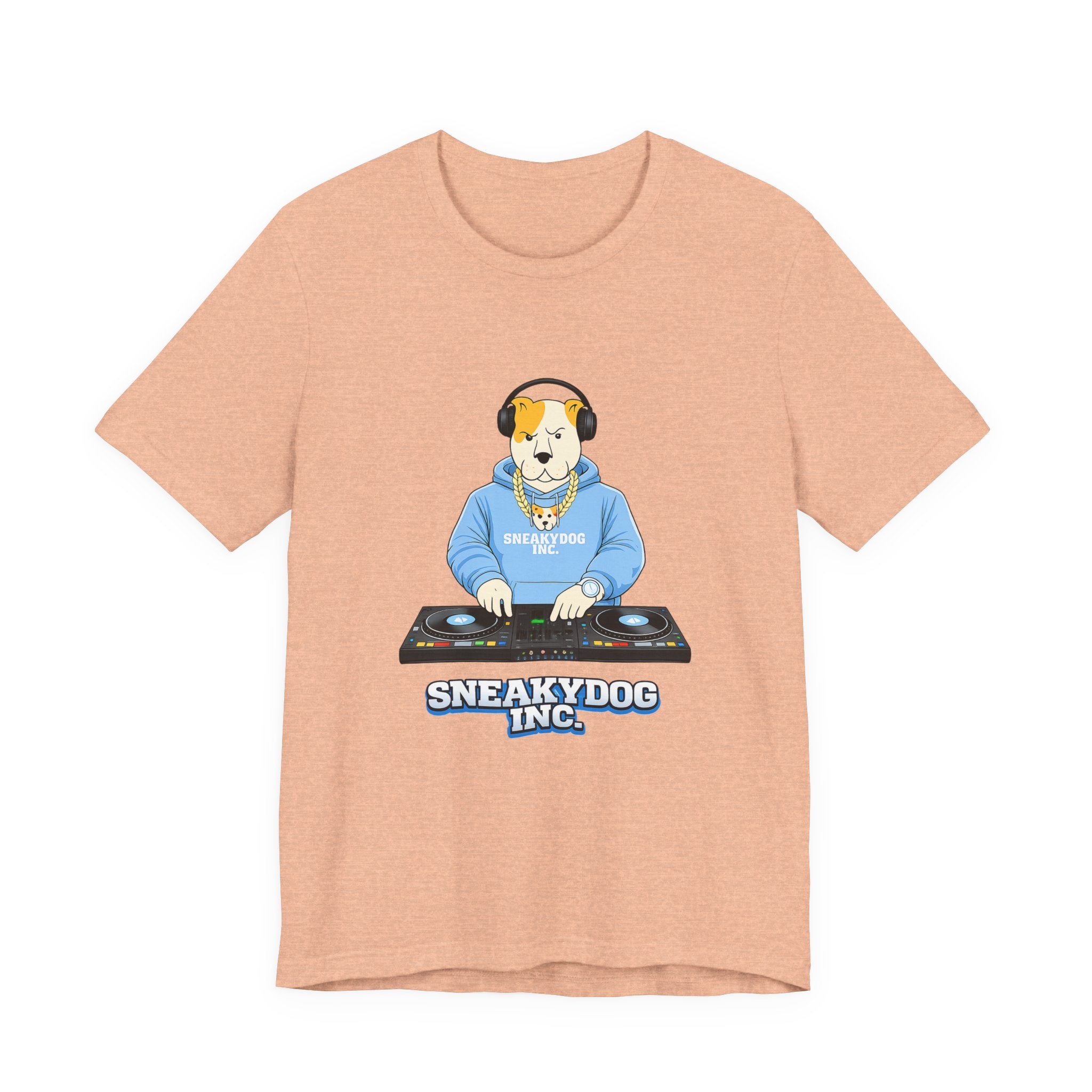 Sneakydog Inc. DJ Graphic — Vintage Short Sleeve T-Shirt