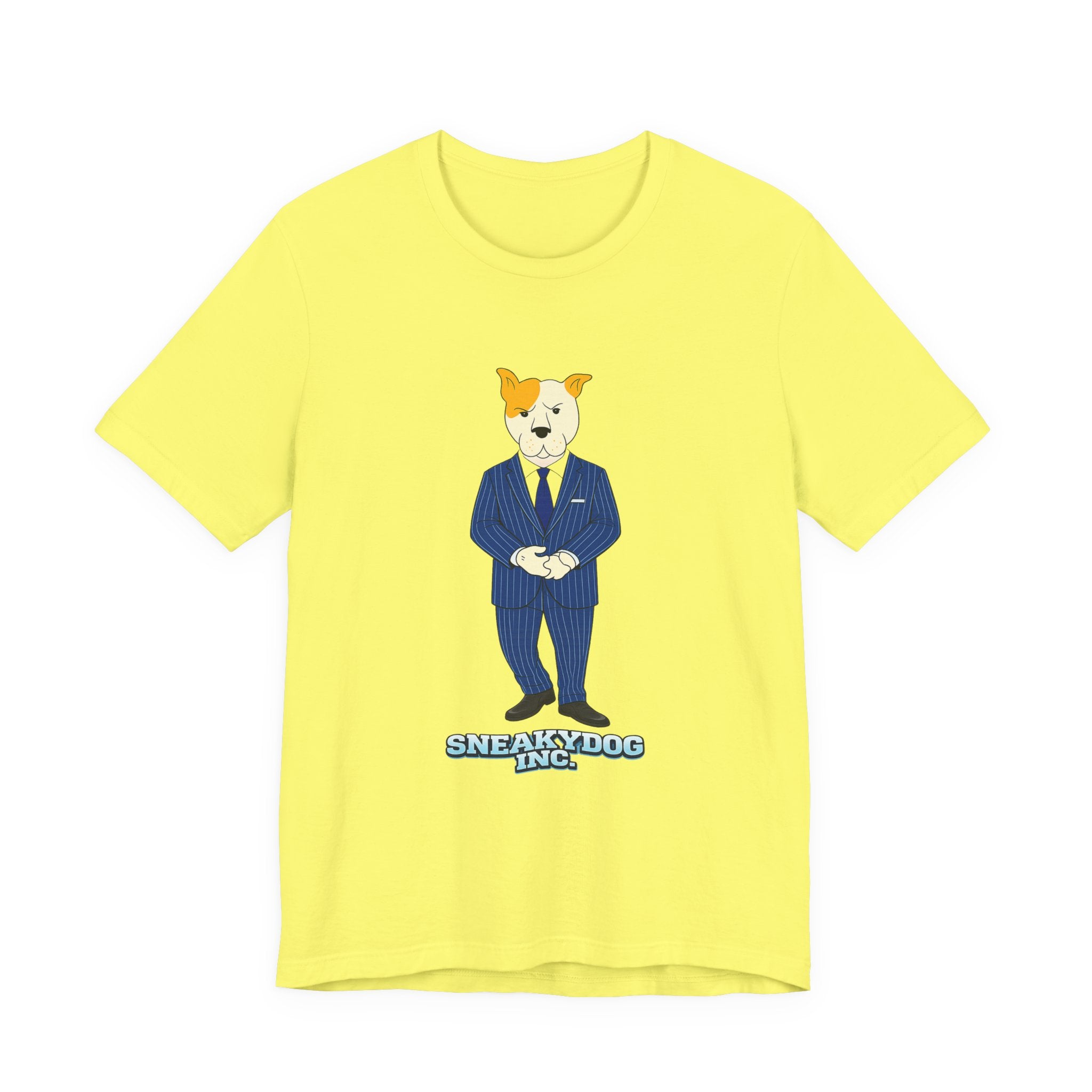 Sneakydog Inc. CEO Suit Graphic — Vintage Short Sleeve T-Shirt