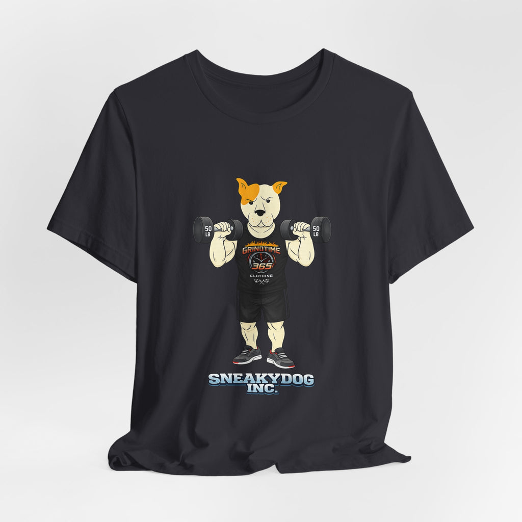 Sneakydog Inc. Workout Black GT365 Graphic — Vintage Short Sleeve T-Shirt