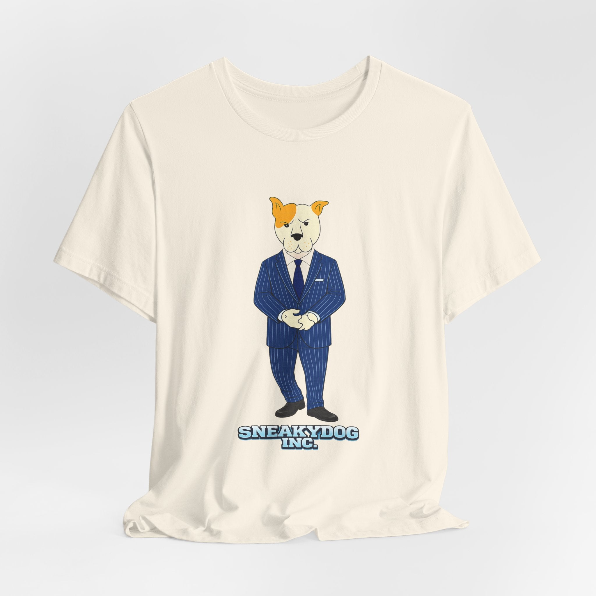 Sneakydog Inc. CEO Suit Graphic — Vintage Short Sleeve T-Shirt