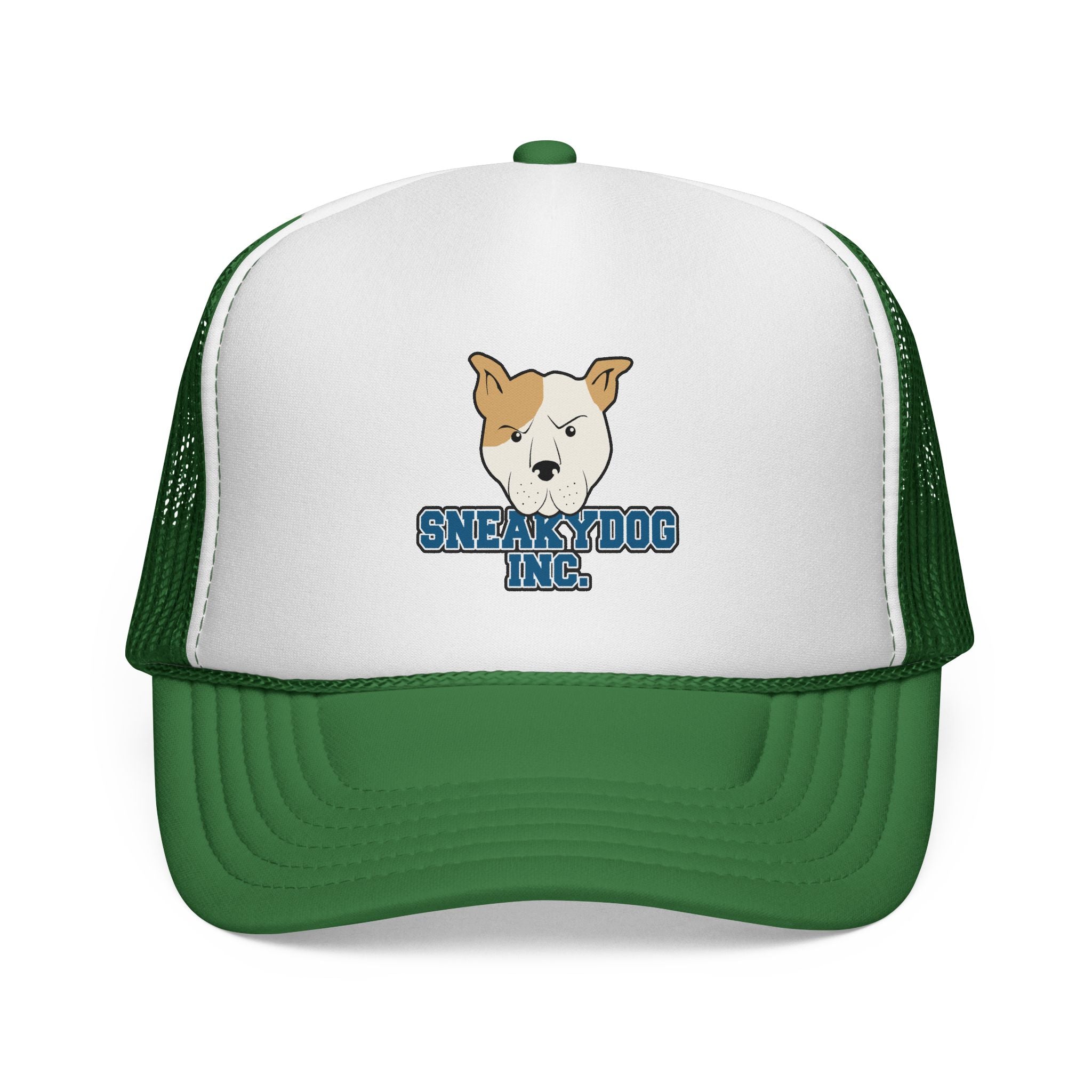 Sneakydog Inc. Trucker Cap — Retro Mesh Hat with Sneakydog Logo