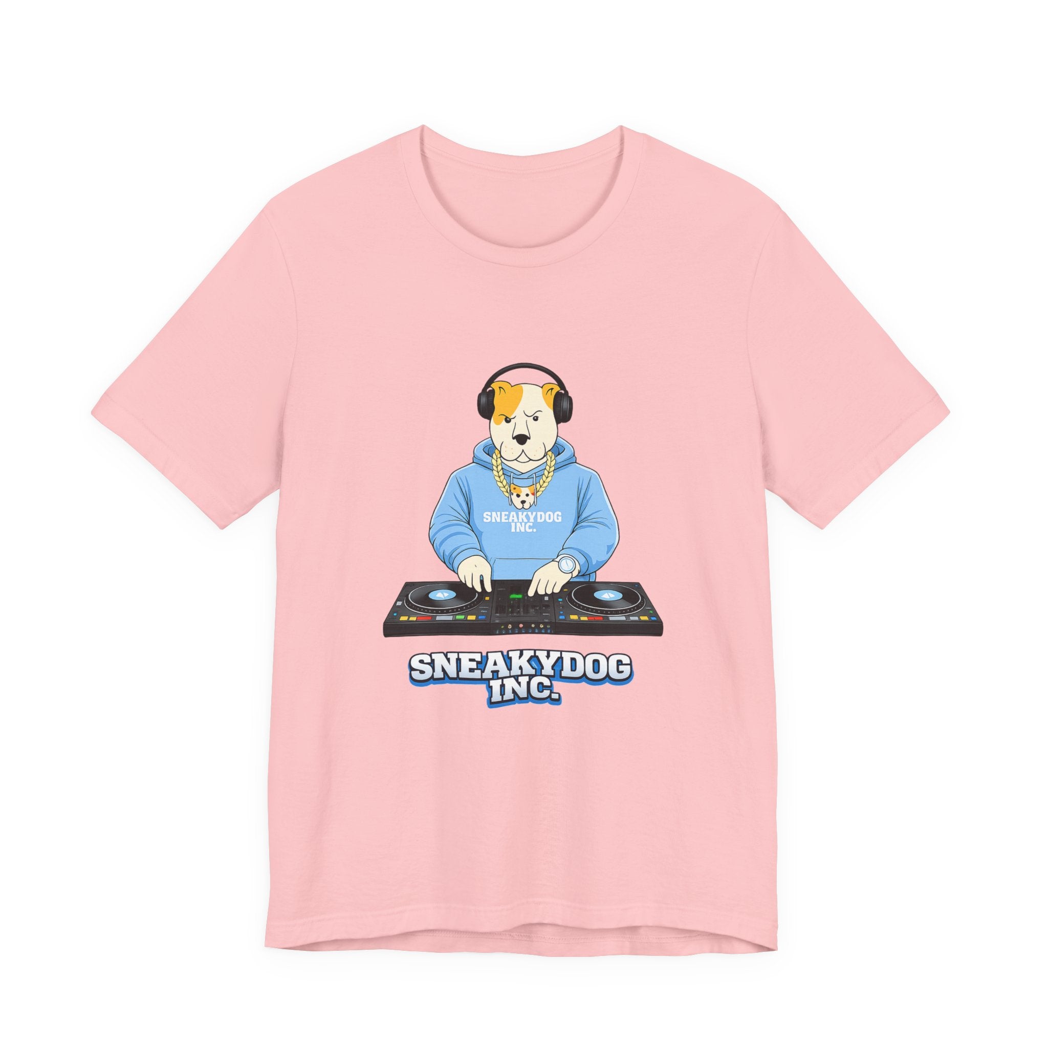 Sneakydog Inc. DJ Graphic — Vintage Short Sleeve T-Shirt