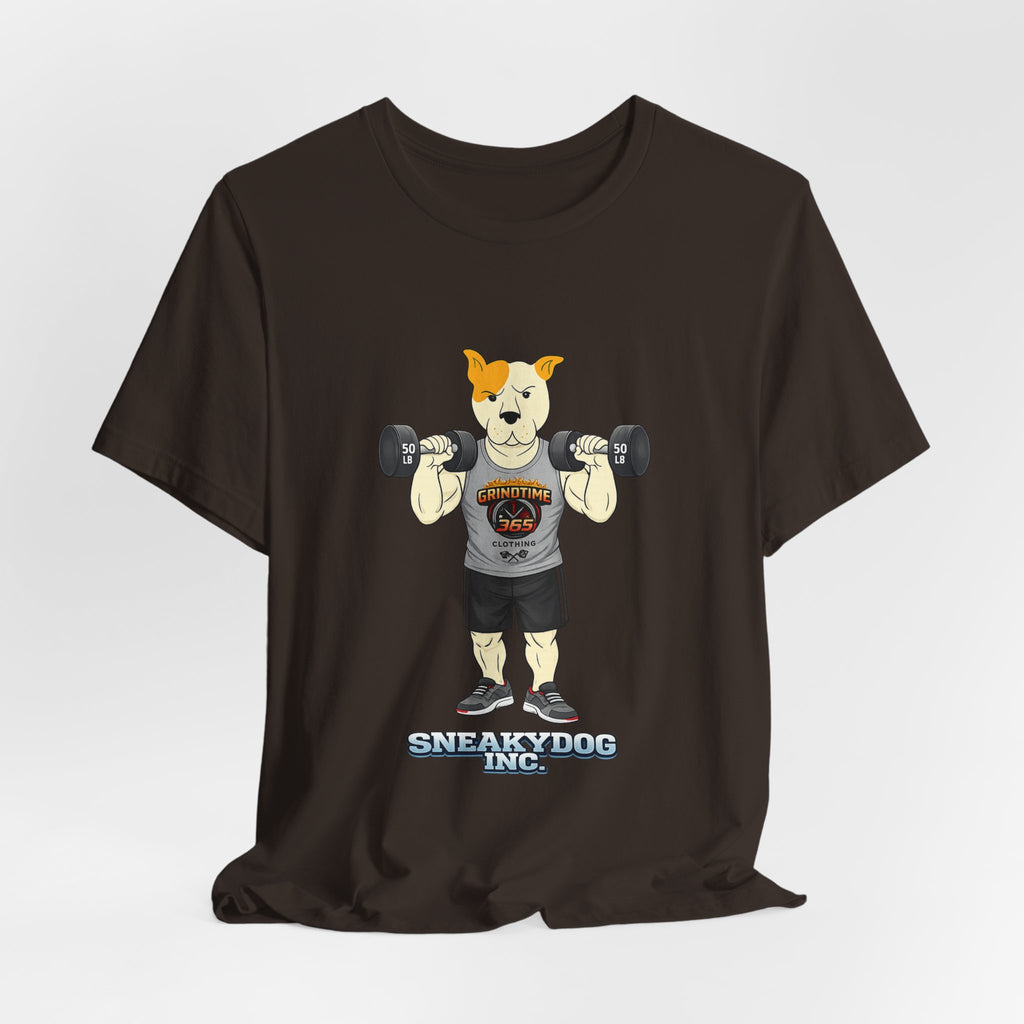 Sneakydog Inc. Workout Grey GT365 Graphic — Vintage Short Sleeve T-Shirt