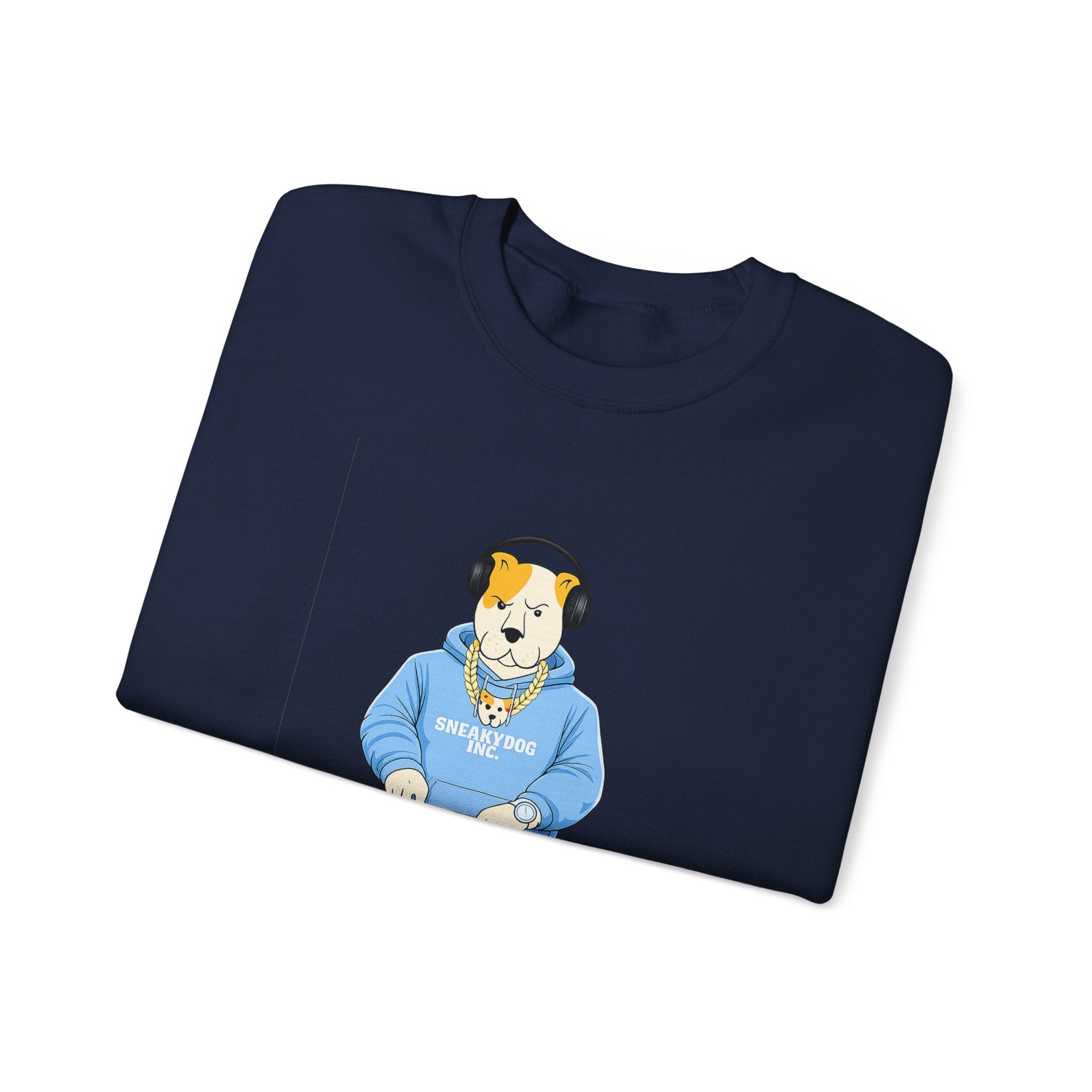 Sneakydog Inc. DJ Graphic Crewneck Sweatshirt – Vintage Graphic