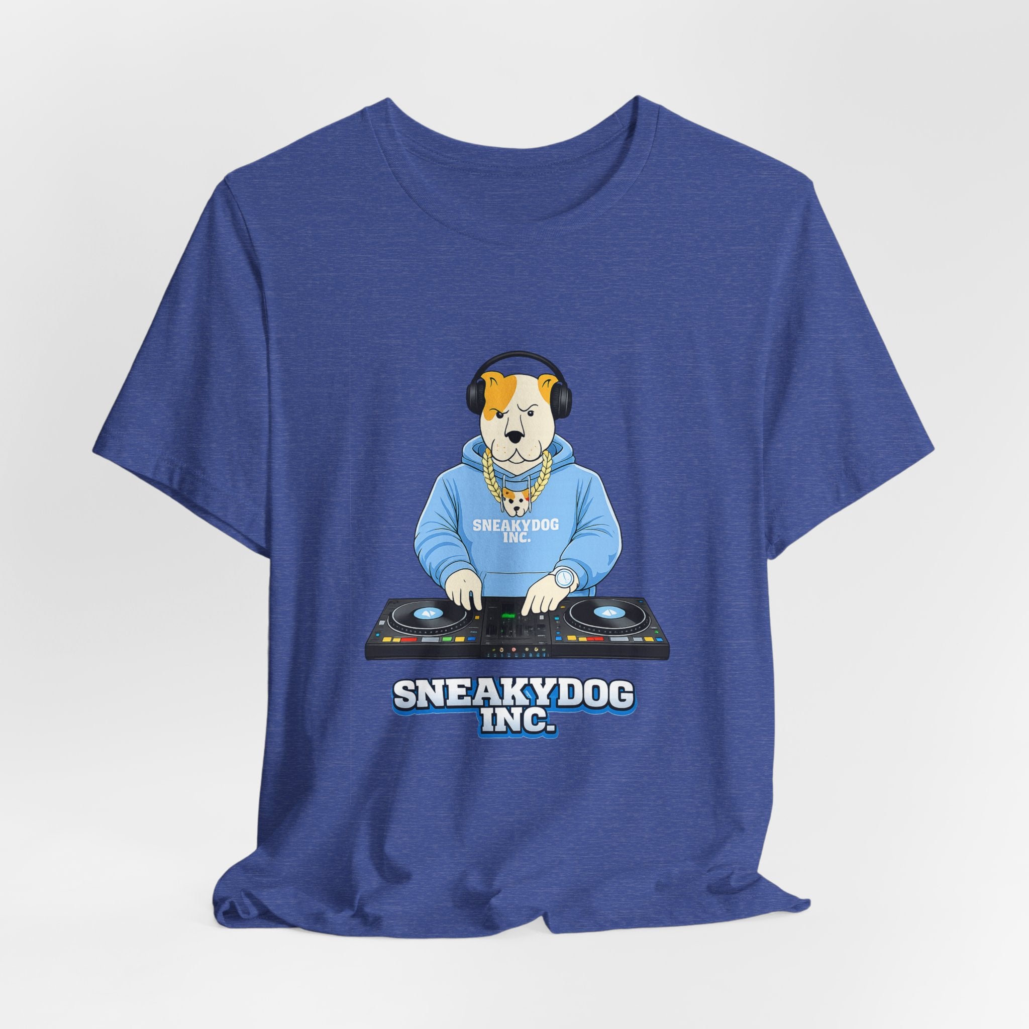 Sneakydog Inc. DJ Graphic — Vintage Short Sleeve T-Shirt