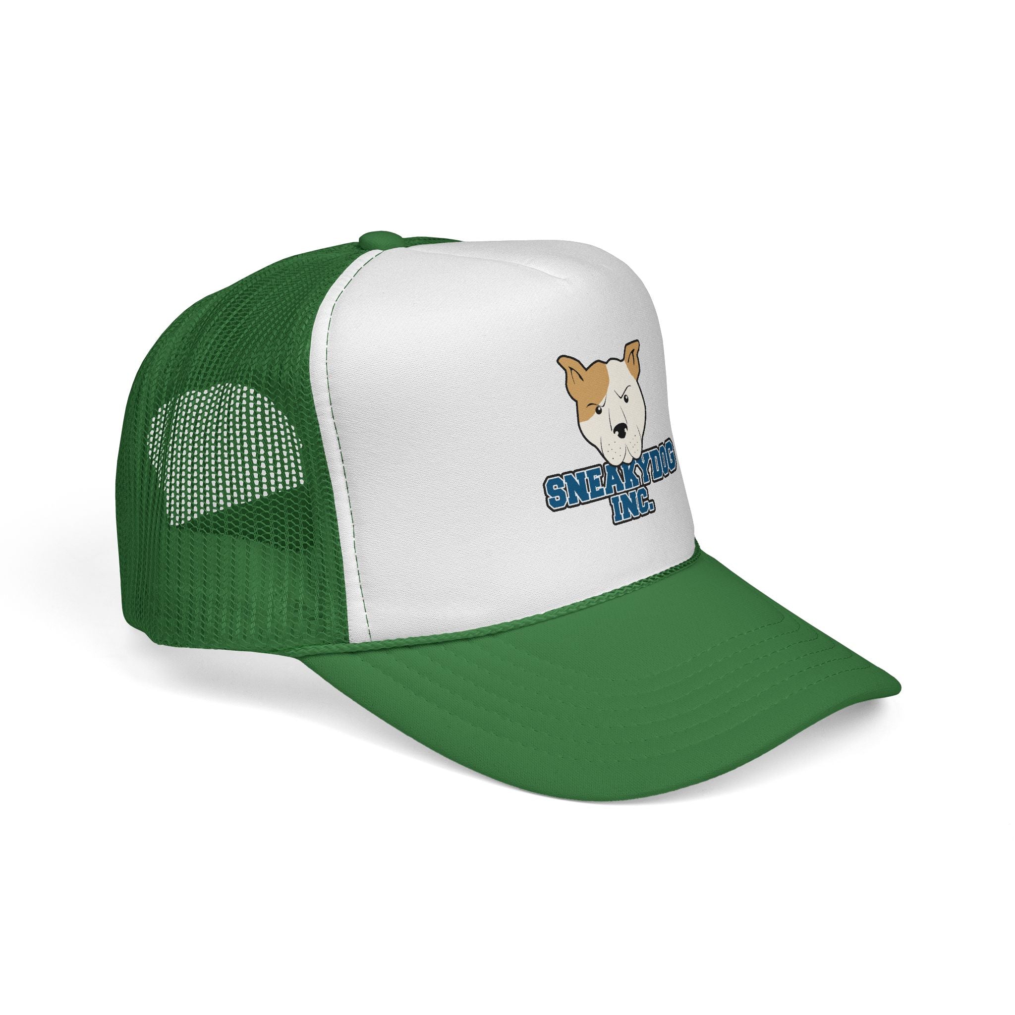 Sneakydog Inc. Trucker Cap — Retro Mesh Hat with Sneakydog Logo