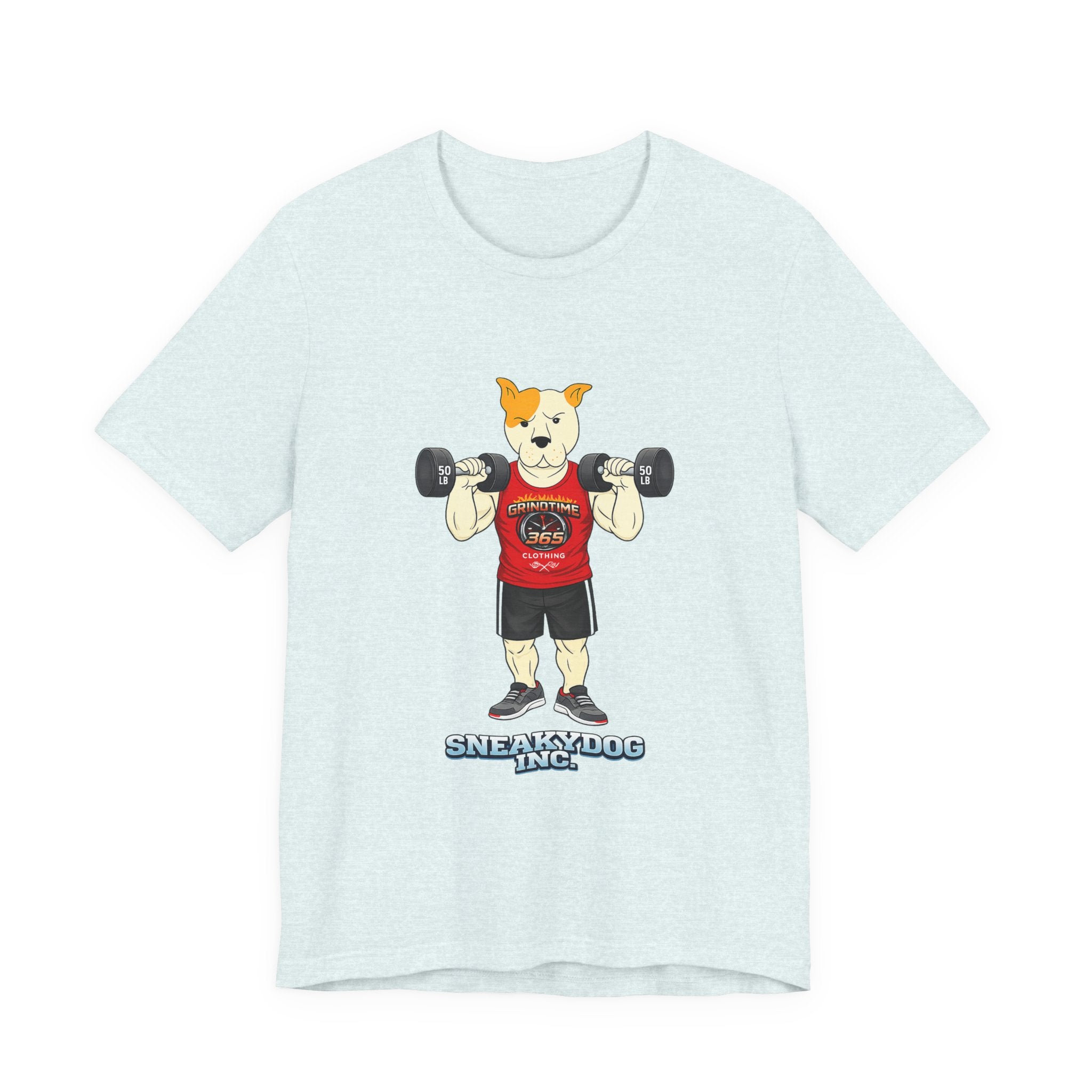 Sneakydog Inc. Workout Red GT365 Graphic — Vintage Short Sleeve T-Shirt