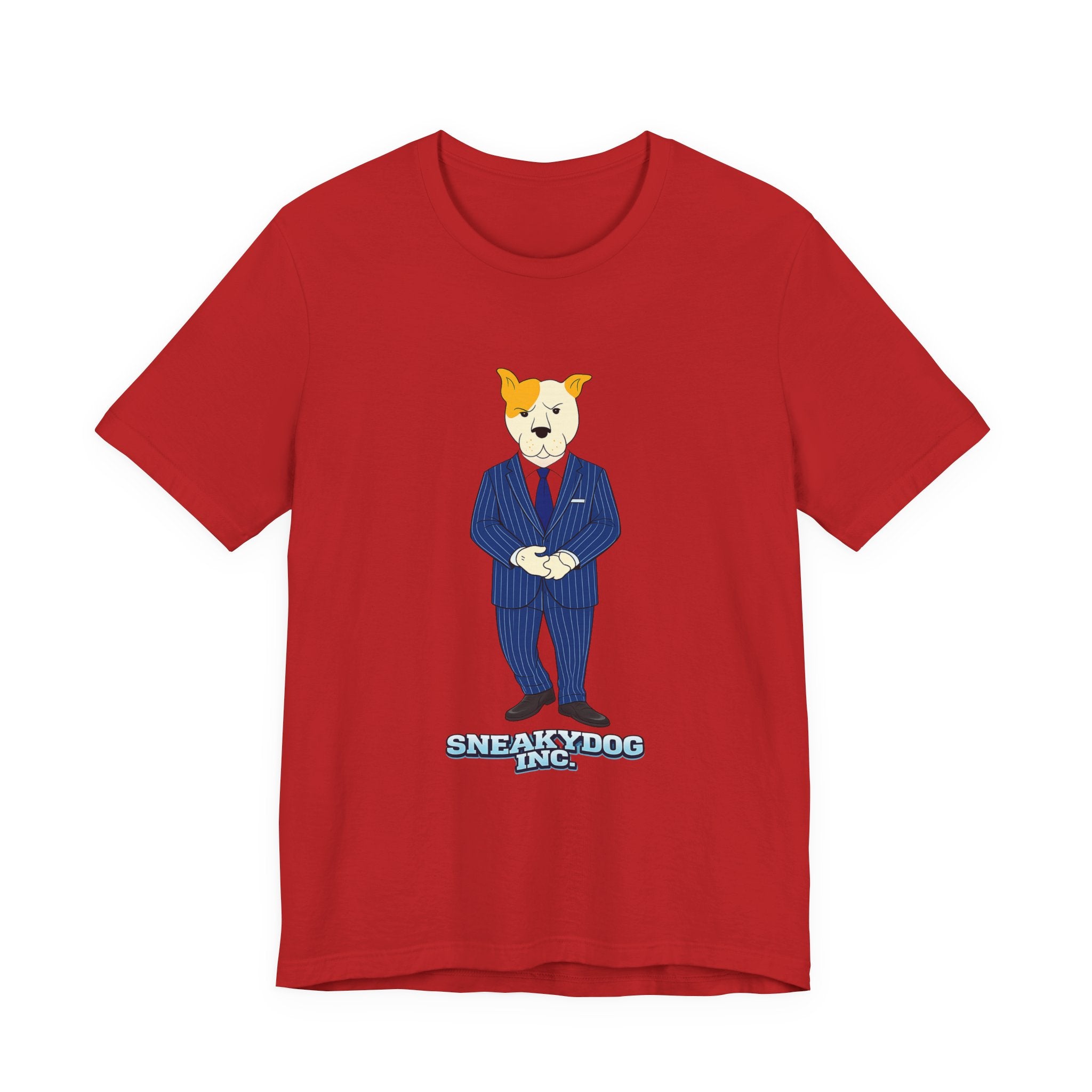 Sneakydog Inc. CEO Suit Graphic — Vintage Short Sleeve T-Shirt