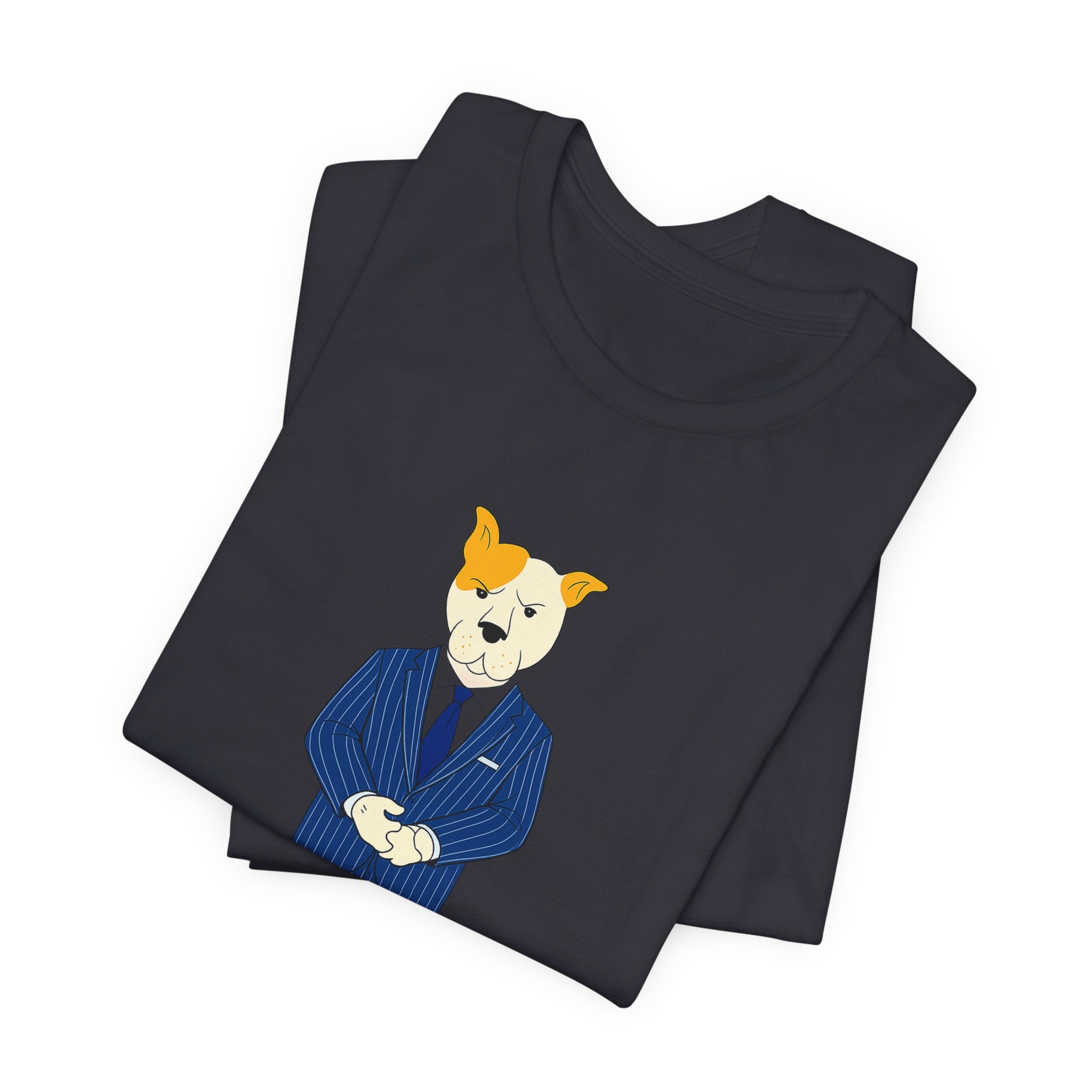 Sneakydog Inc. CEO Suit Graphic — Vintage Short Sleeve T-Shirt