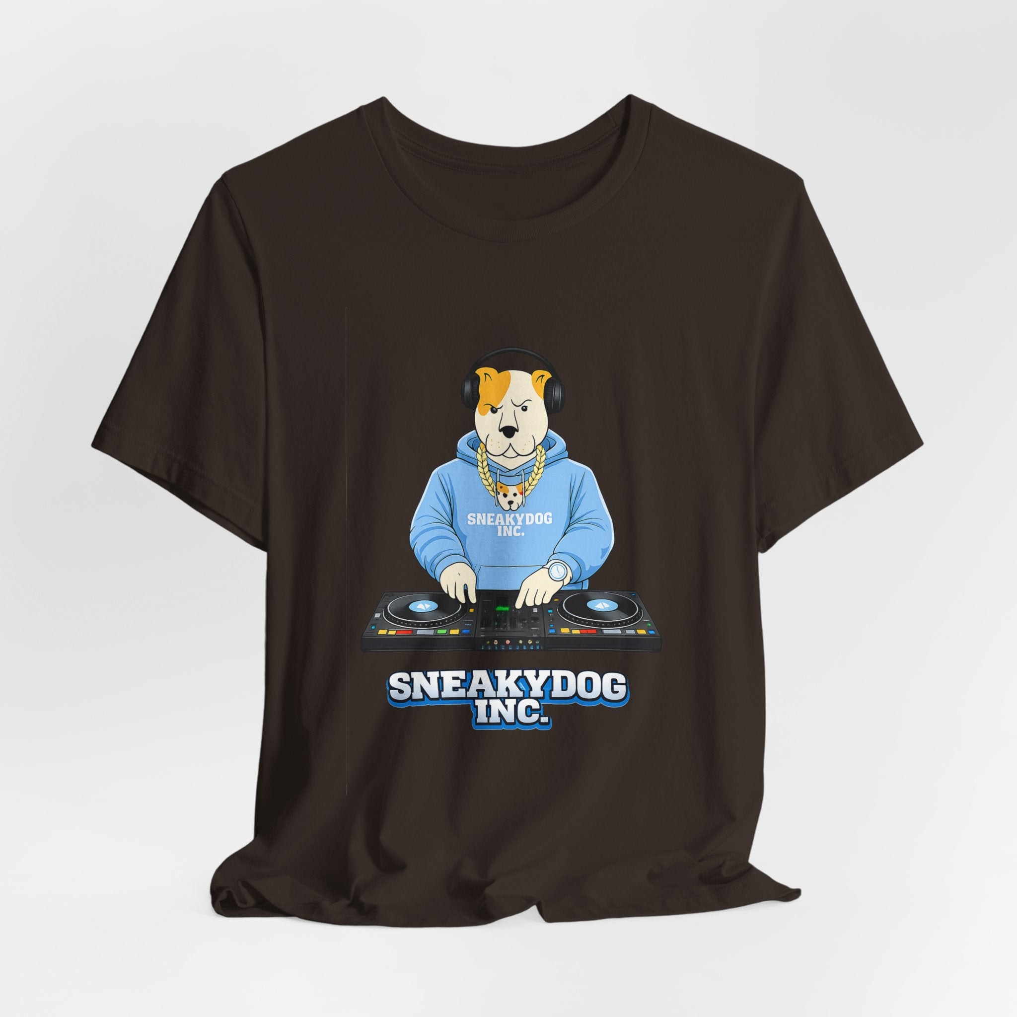 Sneakydog Inc. DJ Graphic — Vintage Short Sleeve T-Shirt