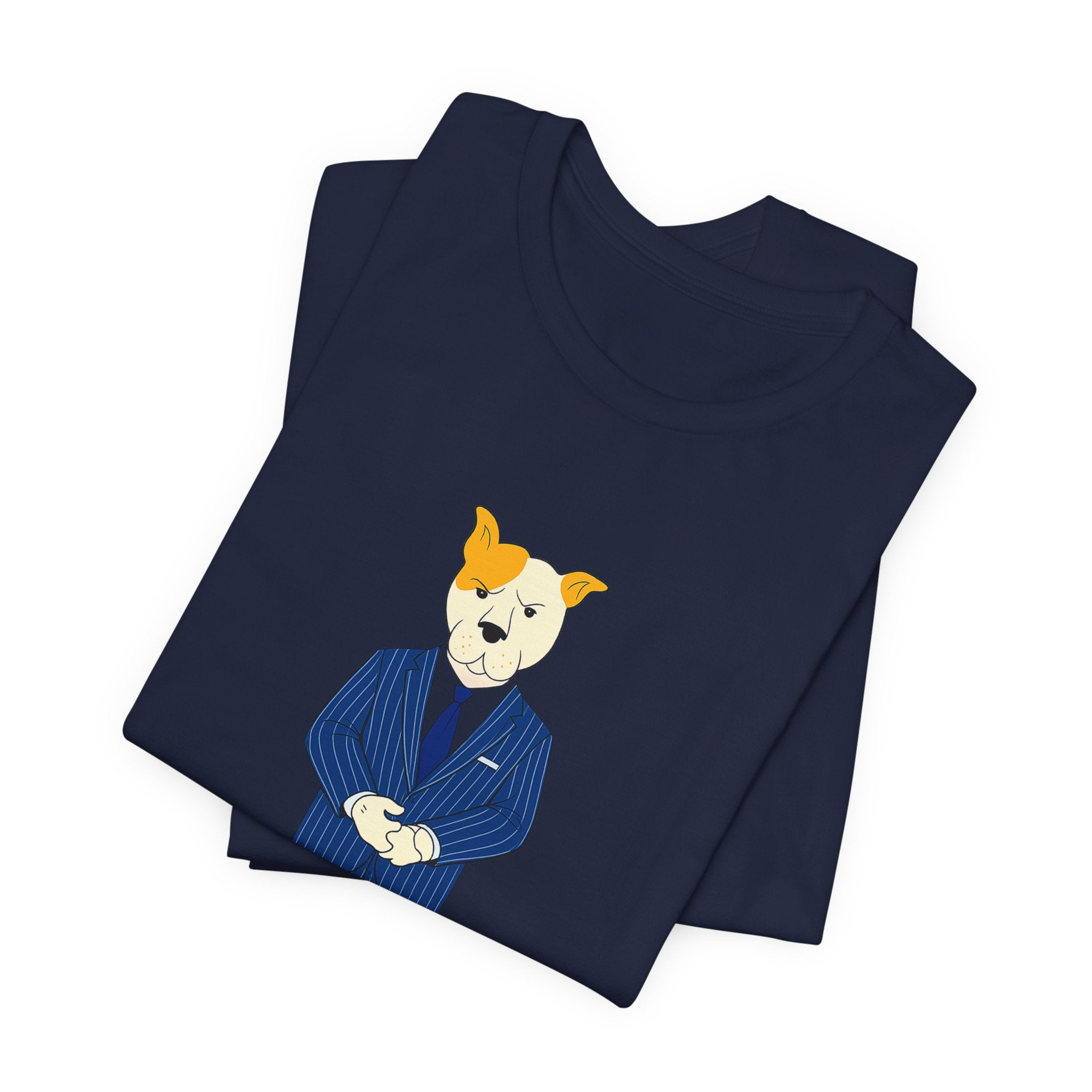 Sneakydog Inc. CEO Suit Graphic — Vintage Short Sleeve T-Shirt
