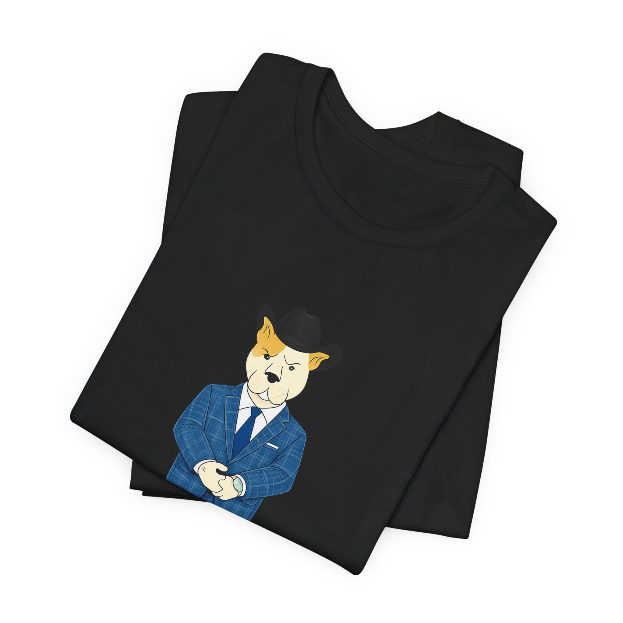 Sneakydog Inc. Cowboy Suit Graphic — Vintage Short Sleeve T-Shirt