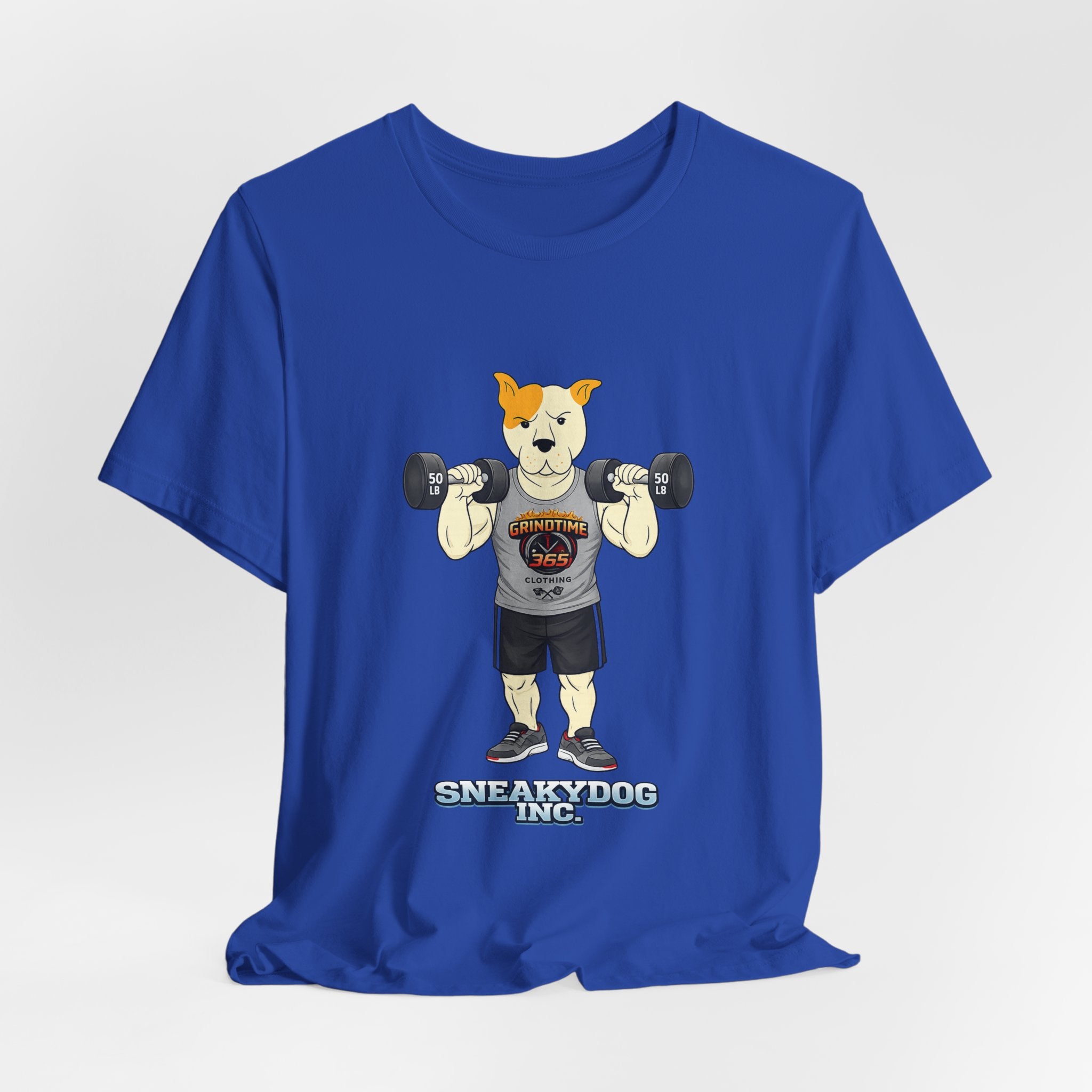 Sneakydog Inc. Workout Grey GT365 Graphic — Vintage Short Sleeve T-Shirt