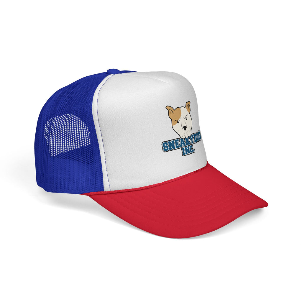 Sneakydog Inc. Trucker Cap — Retro Mesh Hat with Sneakydog Logo