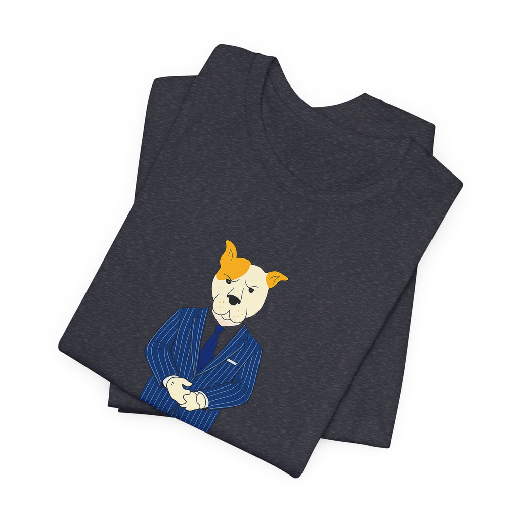 Sneakydog Inc. CEO Suit Graphic — Vintage Short Sleeve T-Shirt