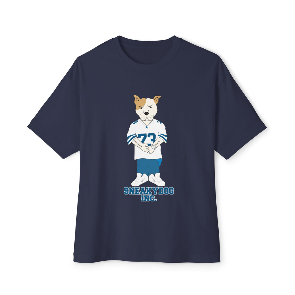 Sneakydog Inc. Football Jersey Graphic — Oversized Boxy Premium T-Shirt