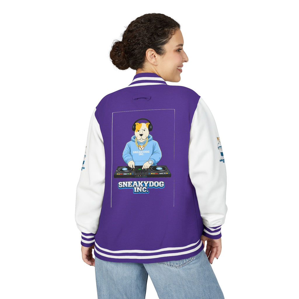 Sneakydog Inc. DJ Letterman Jacket —  Corgi Varsity Jacket
