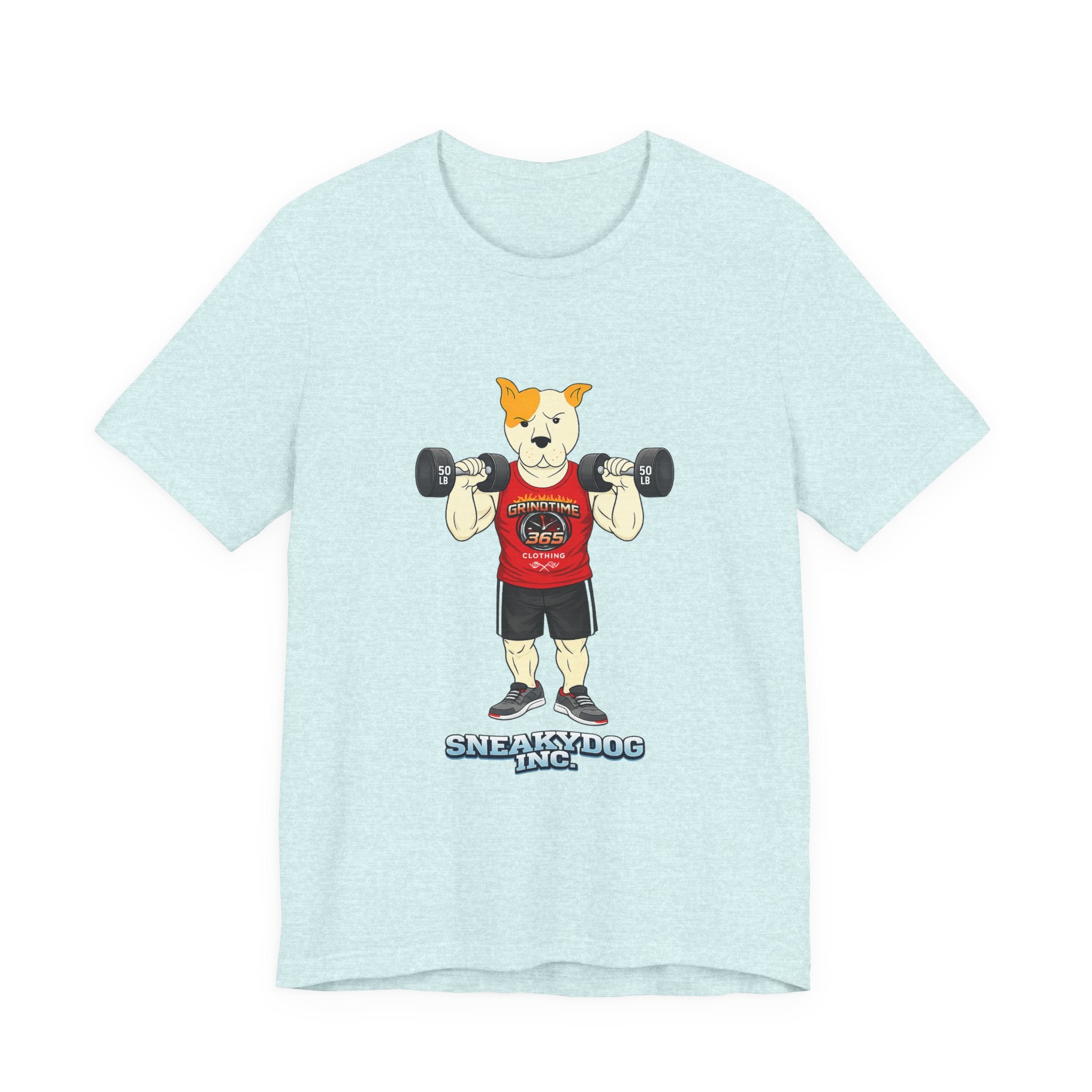 Sneakydog Inc. Workout Red GT365 Graphic — Vintage Short Sleeve T-Shirt