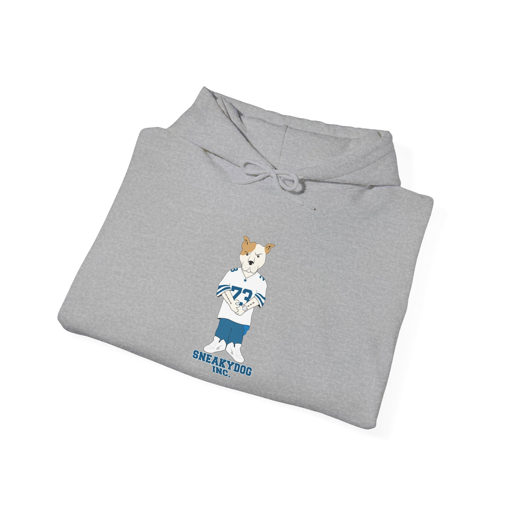 Sneakydog Inc. Football Jersey Graphic - Corgi Crew Hoodie