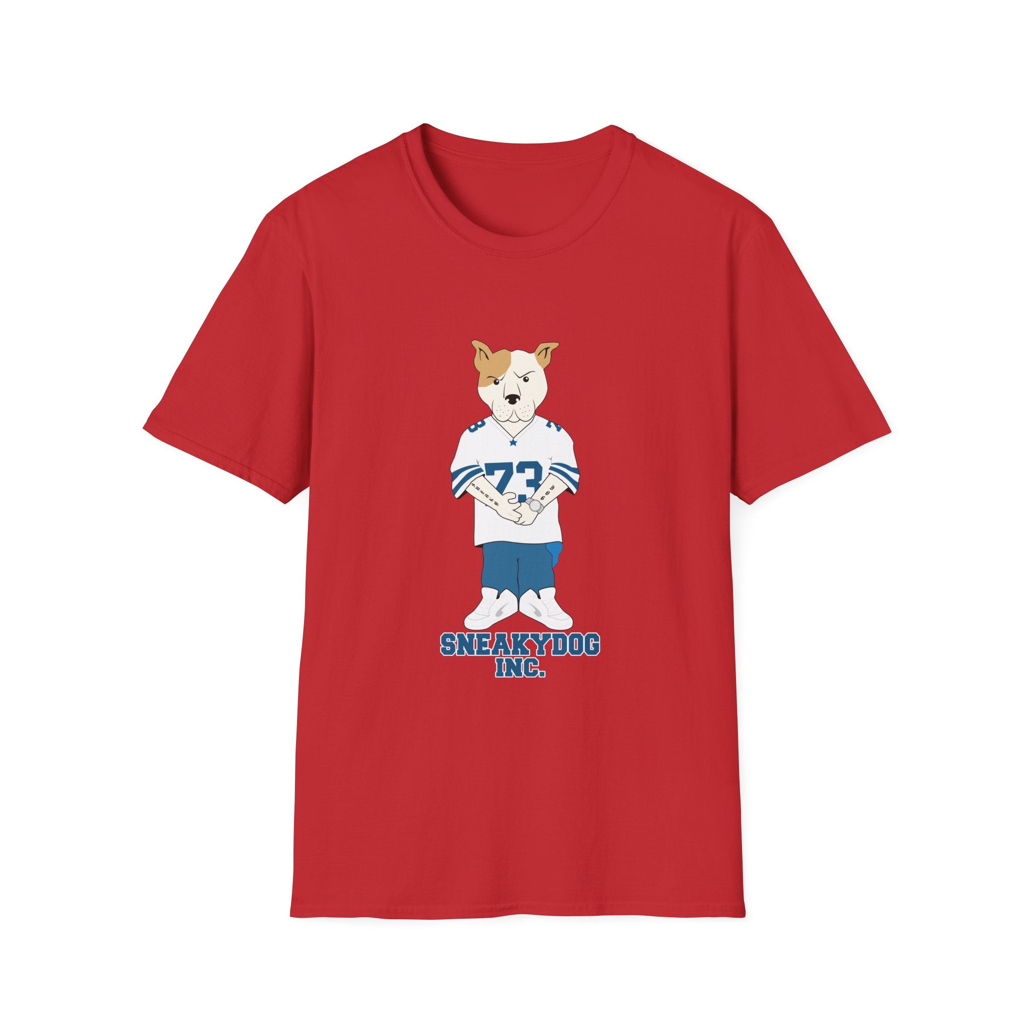 Sneakydog Inc. Football Jersey Graphic T Shirt