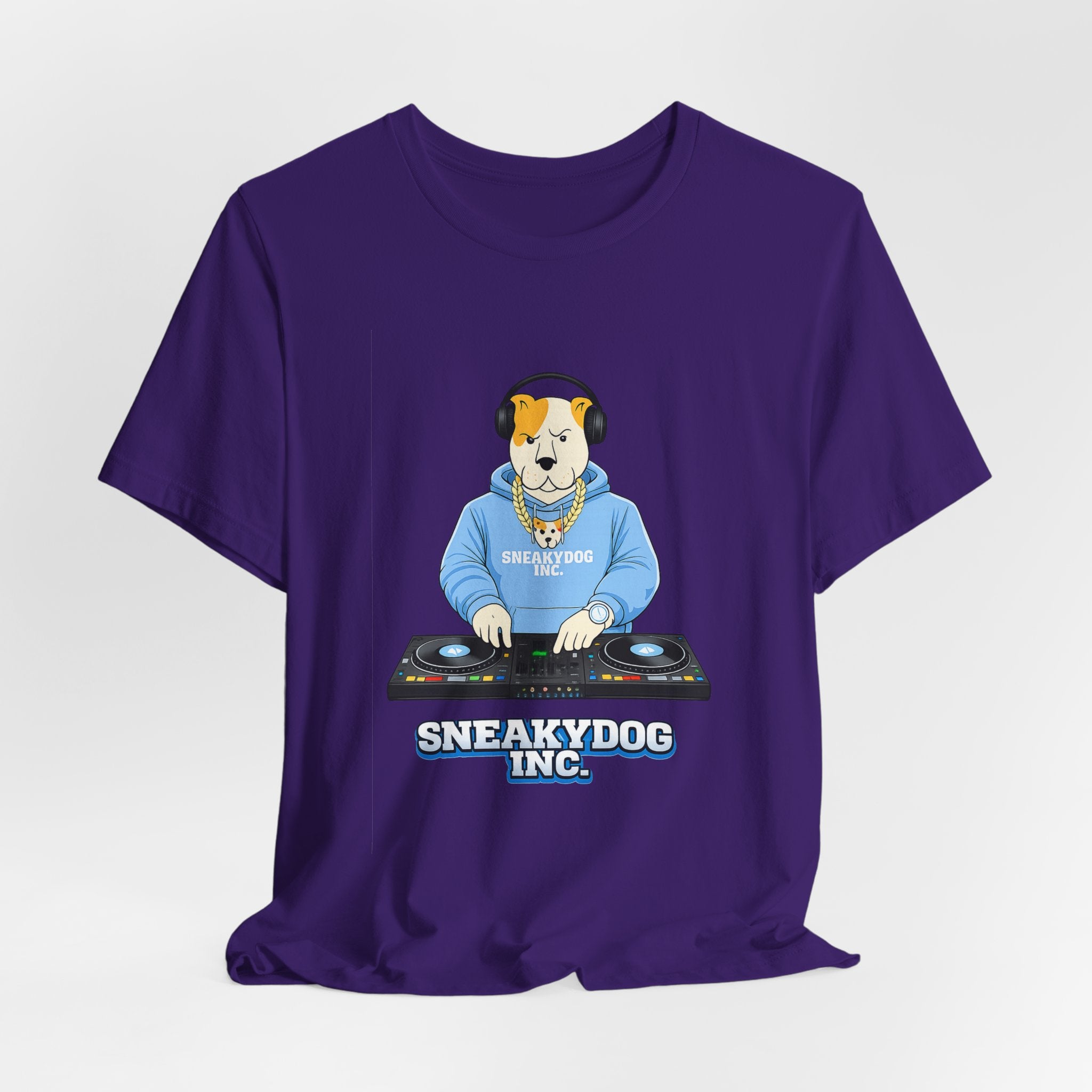 Sneakydog Inc. DJ Graphic — Vintage Short Sleeve T-Shirt