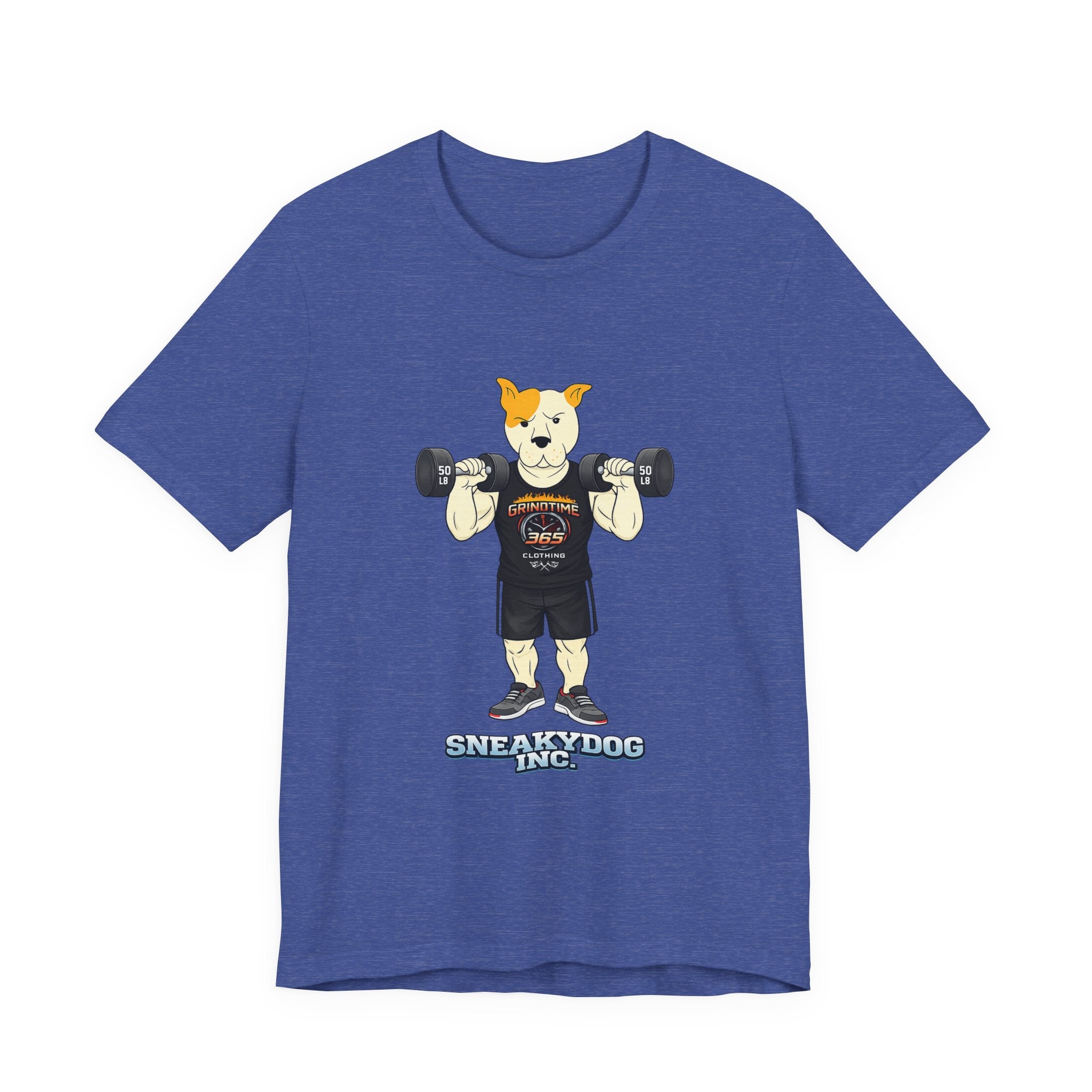 Sneakydog Inc. Workout Black GT365 Graphic — Vintage Short Sleeve T-Shirt