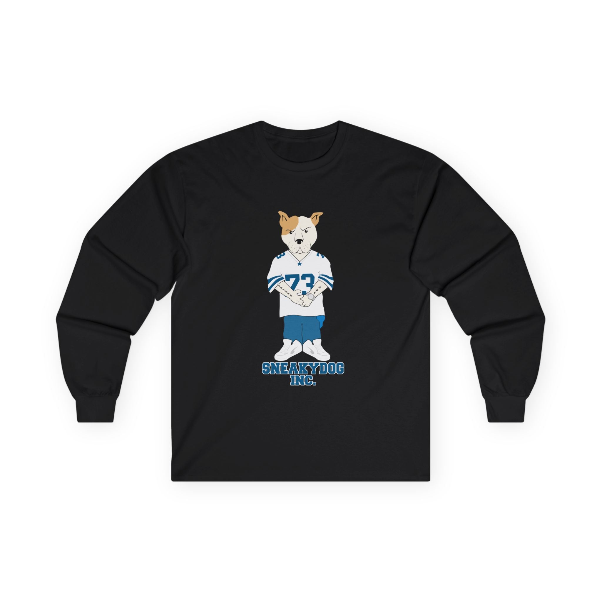 Sneakydog Inc. Football Jersey Graphic - Long Sleeve Tee