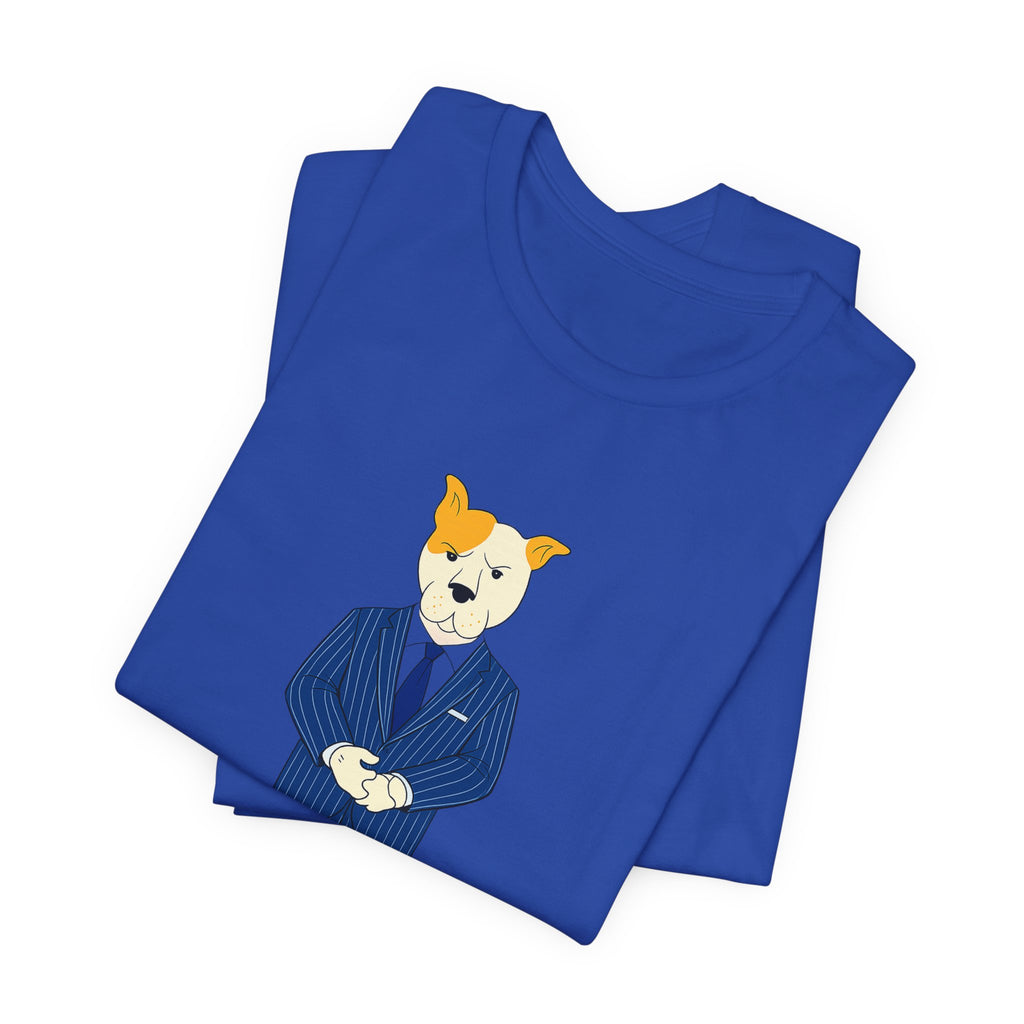 Sneakydog Inc. CEO Suit Graphic — Vintage Short Sleeve T-Shirt