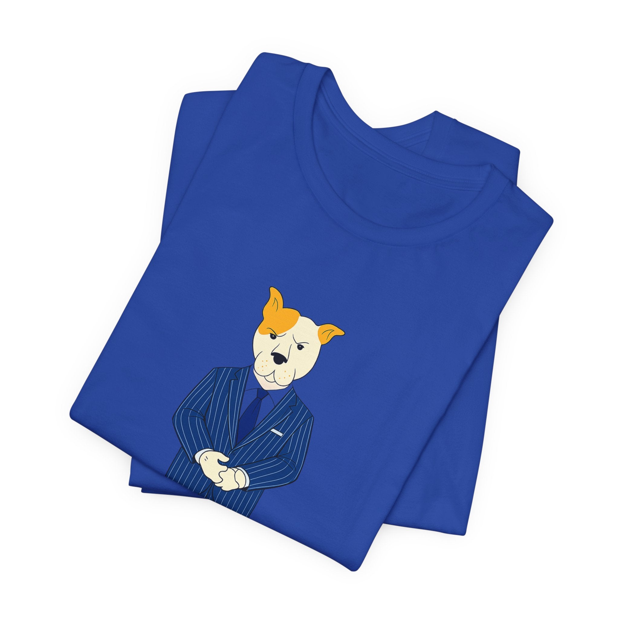 Sneakydog Inc. CEO Suit Graphic — Vintage Short Sleeve T-Shirt