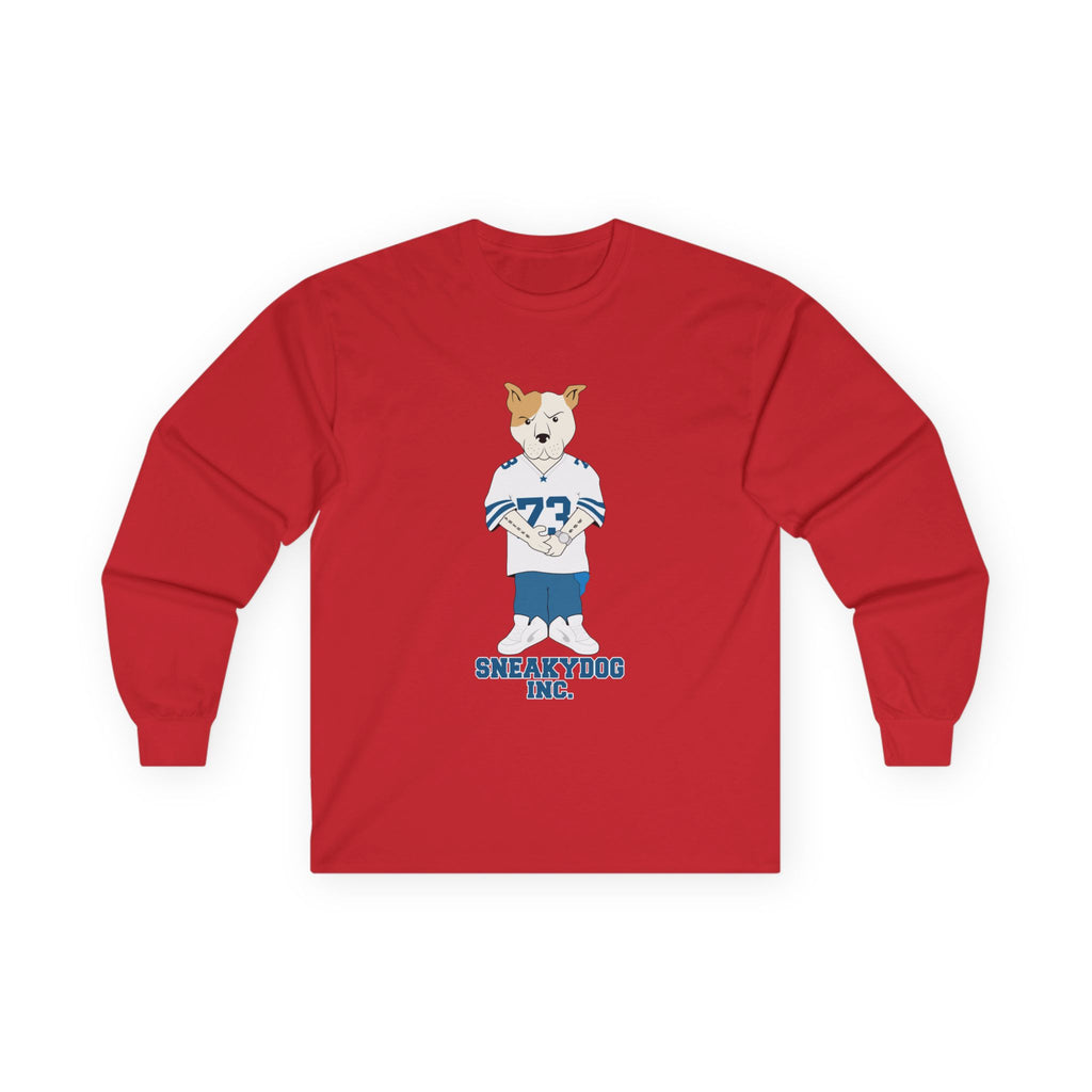 Sneakydog Inc. Football Jersey Graphic - Long Sleeve Tee
