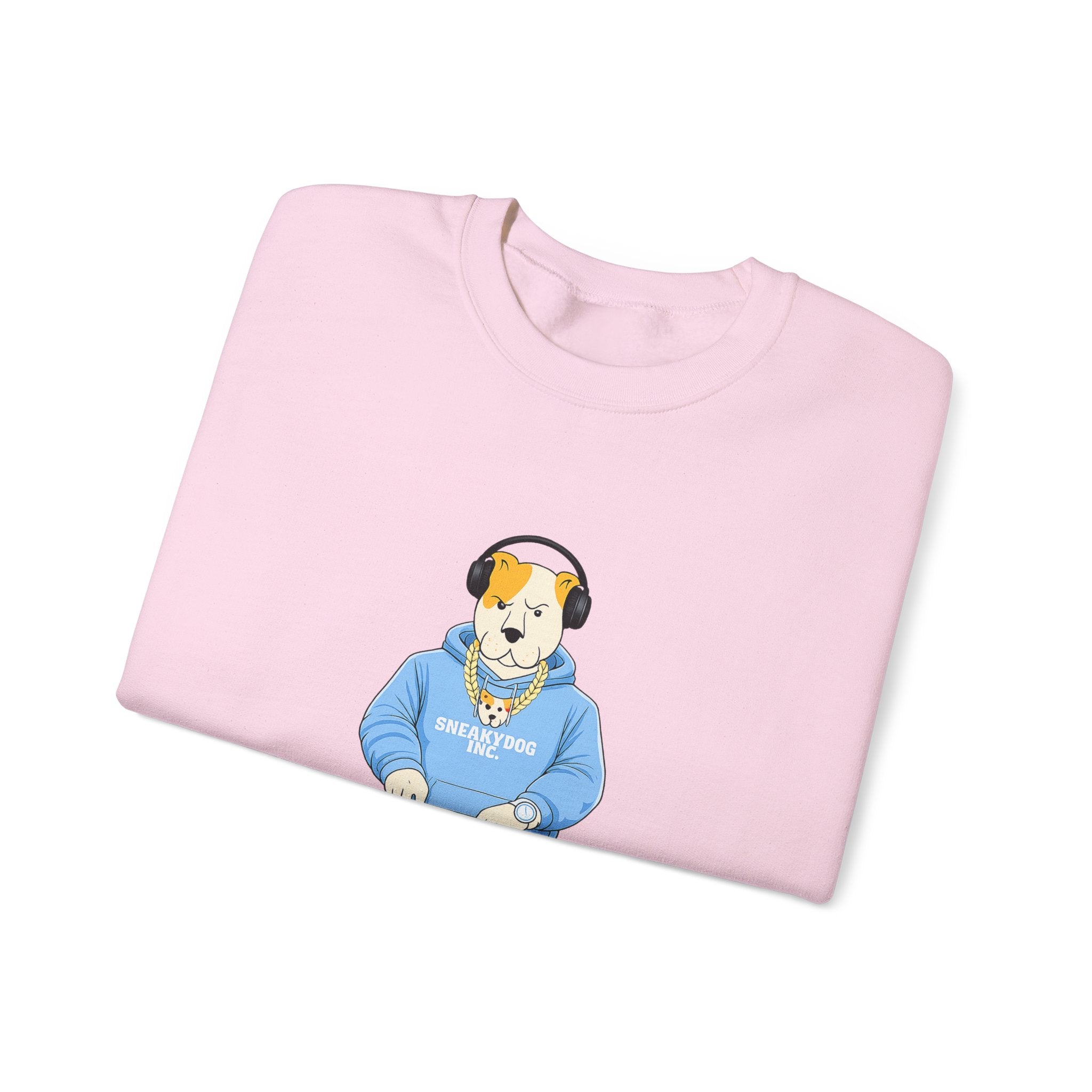 Sneakydog Inc. DJ Graphic Crewneck Sweatshirt – Vintage Graphic