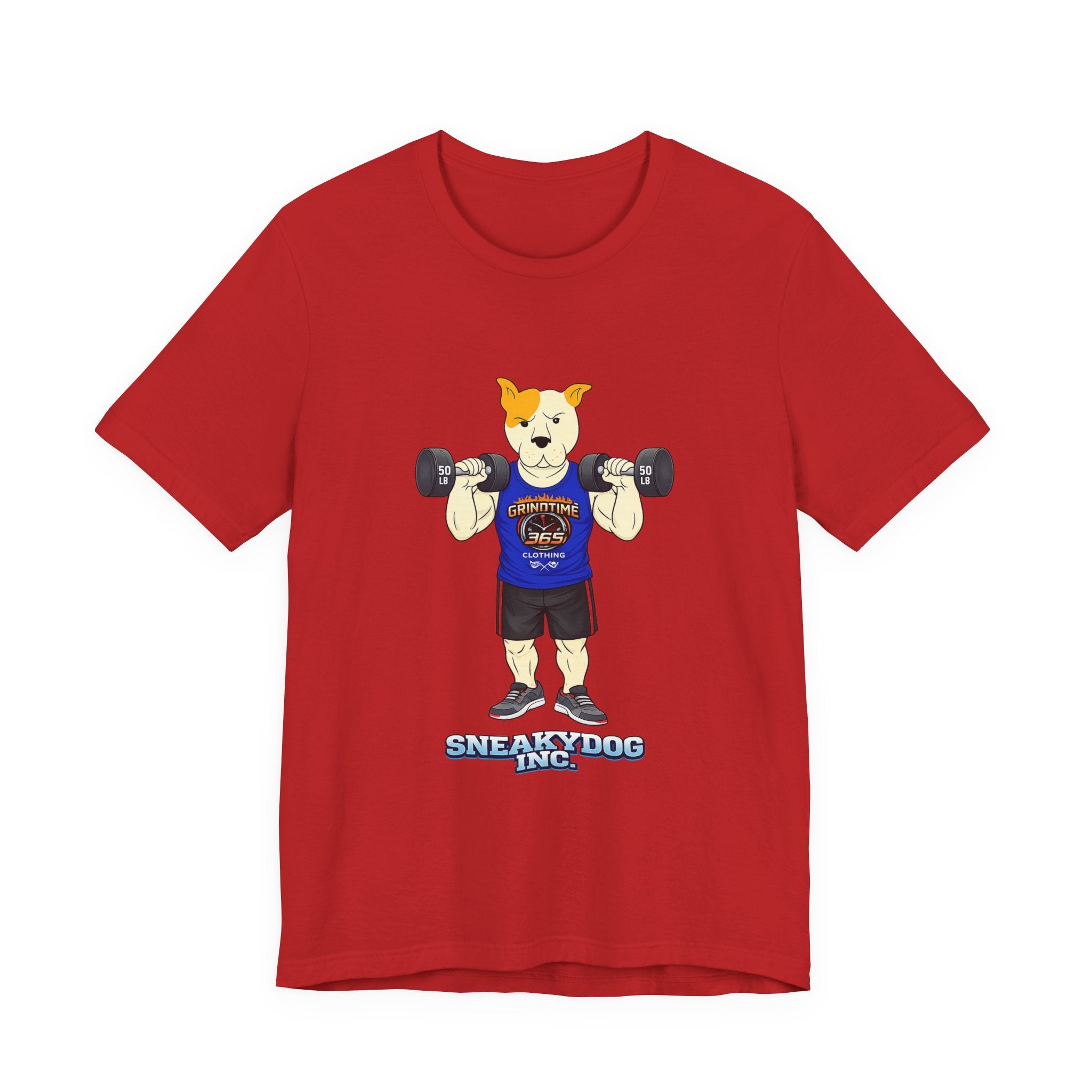 Sneakydog Inc. Workout Blue GT365 Graphic — Vintage Short Sleeve T-Shirt