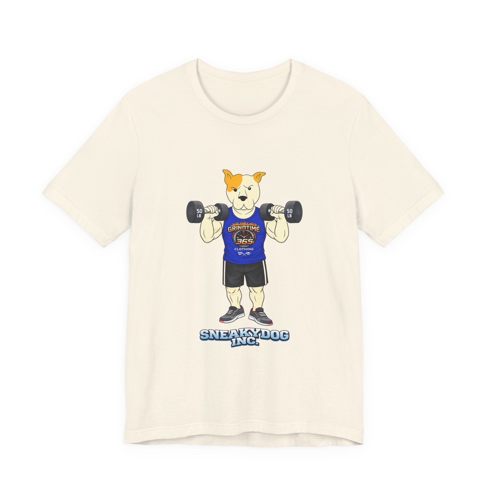 Sneakydog Inc. Workout Blue GT365 Graphic — Vintage Short Sleeve T-Shirt
