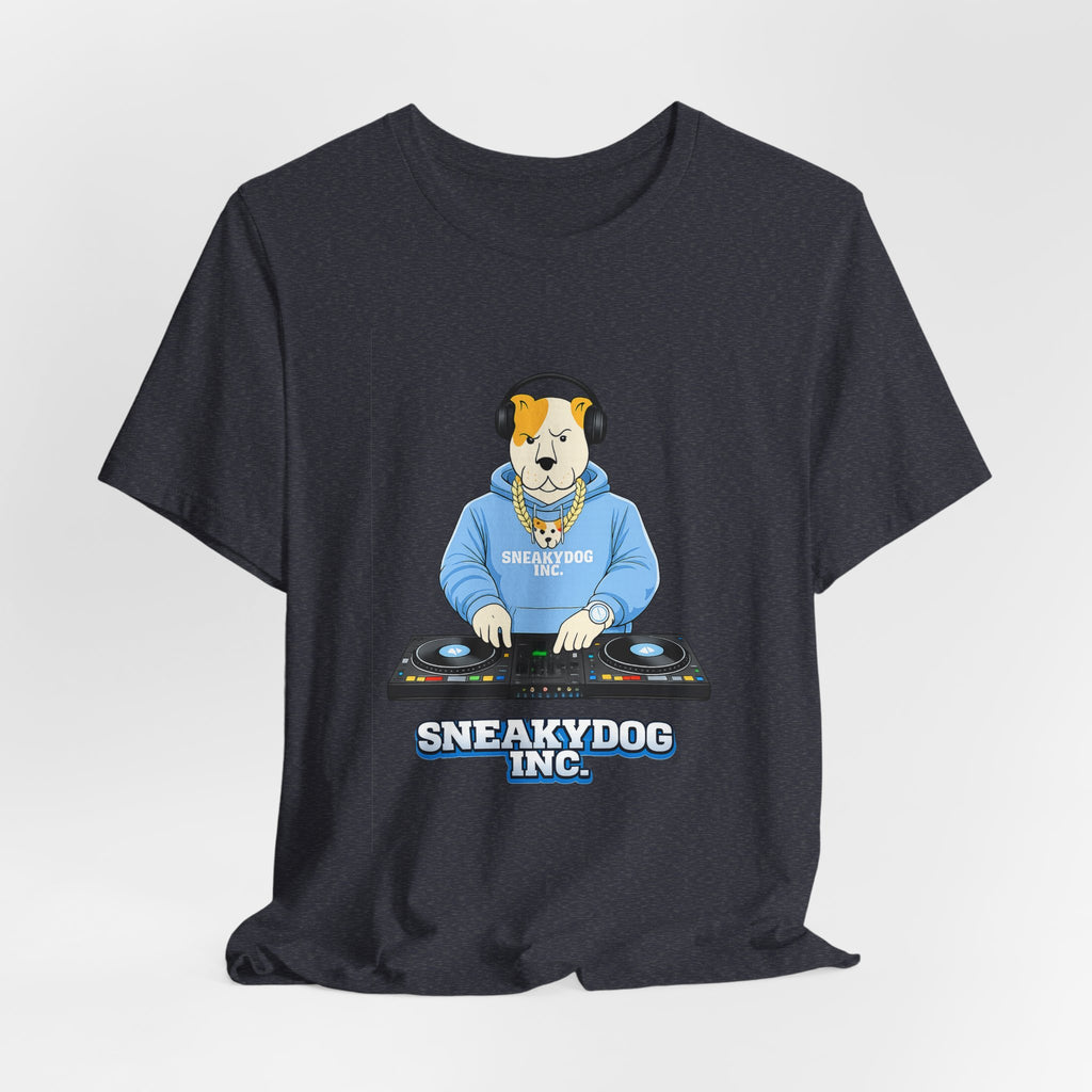 Sneakydog Inc. DJ Graphic — Vintage Short Sleeve T-Shirt