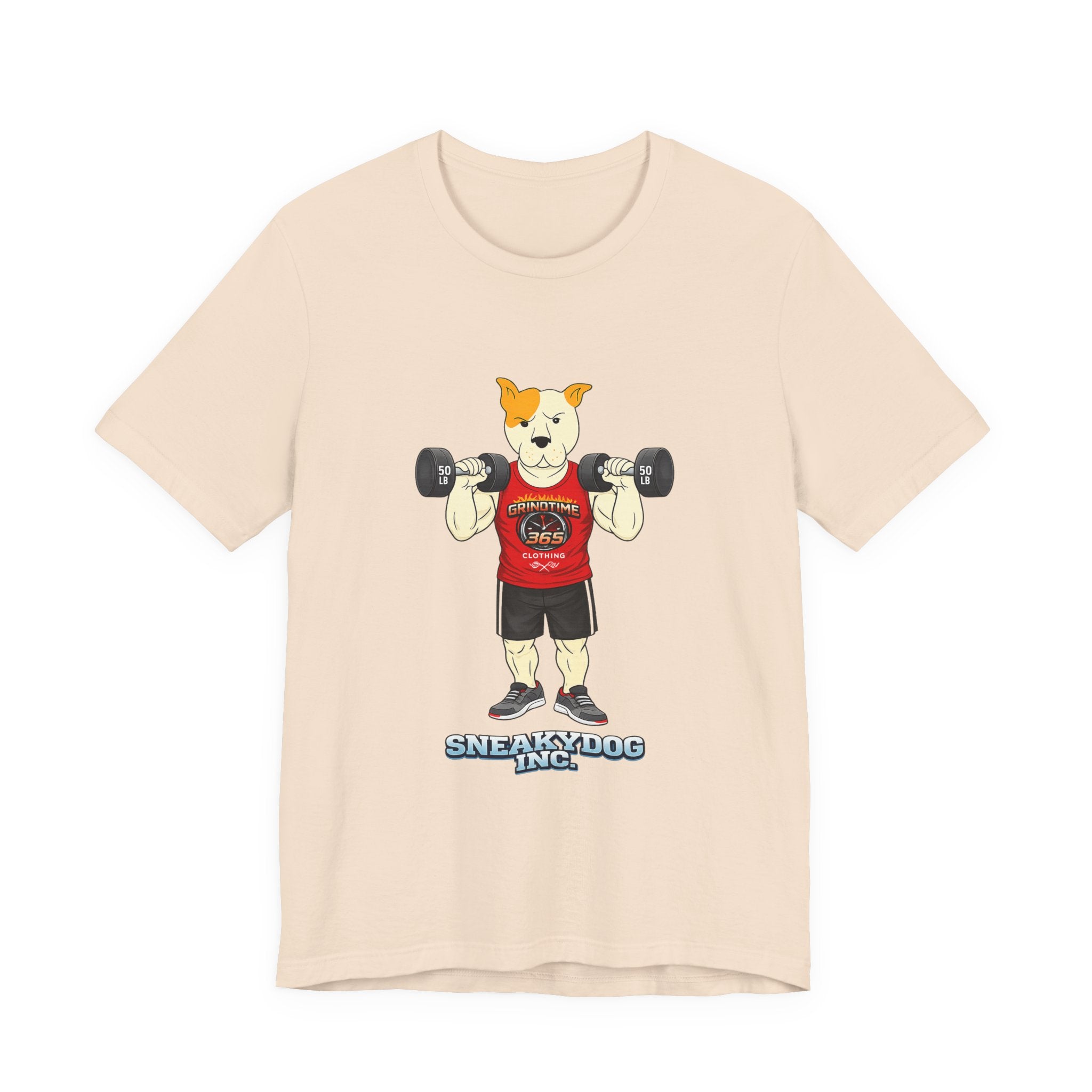 Sneakydog Inc. Workout Red GT365 Graphic — Vintage Short Sleeve T-Shirt
