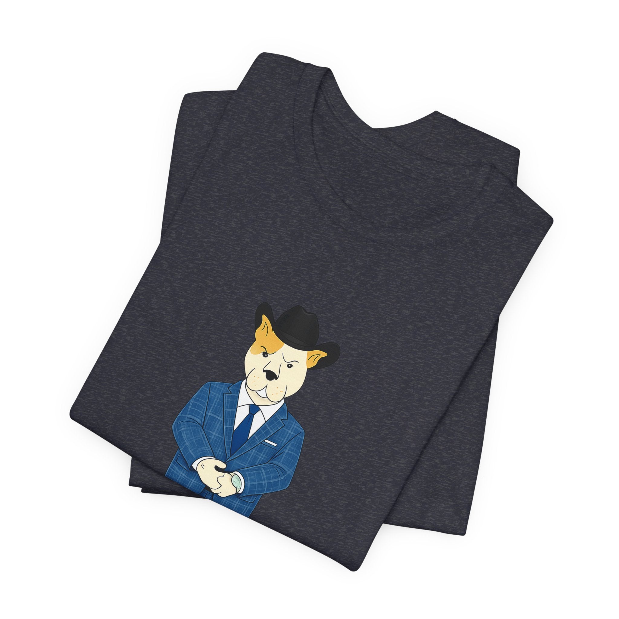 Sneakydog Inc. Cowboy Suit Graphic — Vintage Short Sleeve T-Shirt