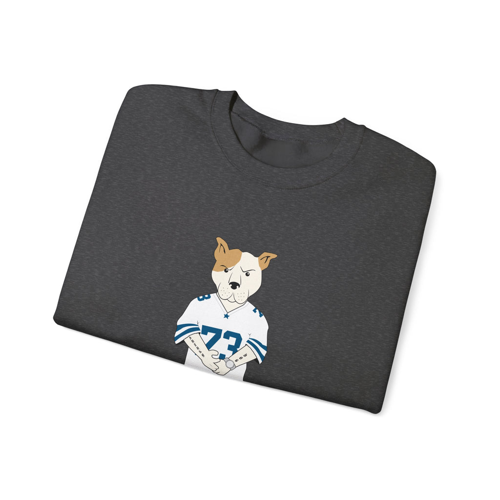 Sneakydog Inc. Football Jersey Crewneck Sweatshirt – Vintage Graphic