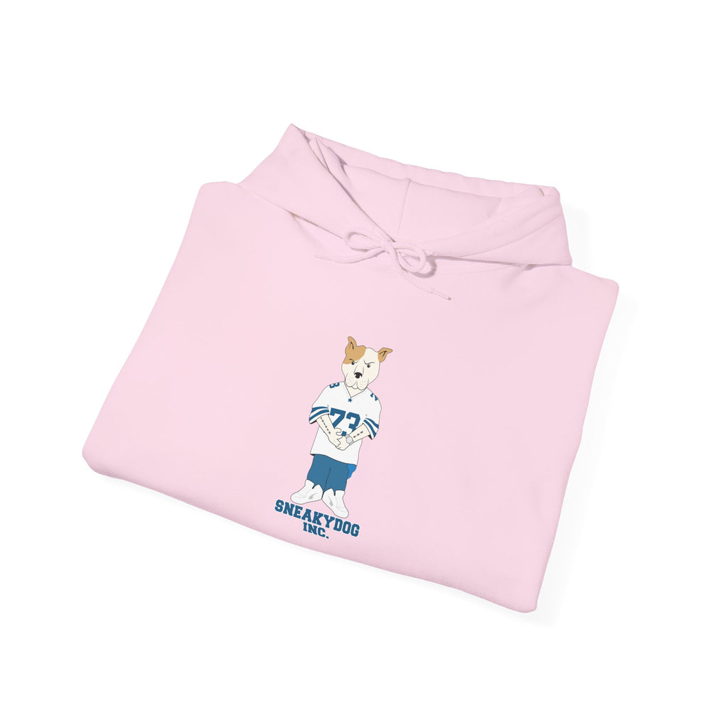 Sneakydog Inc. Football Jersey Graphic - Corgi Crew Hoodie