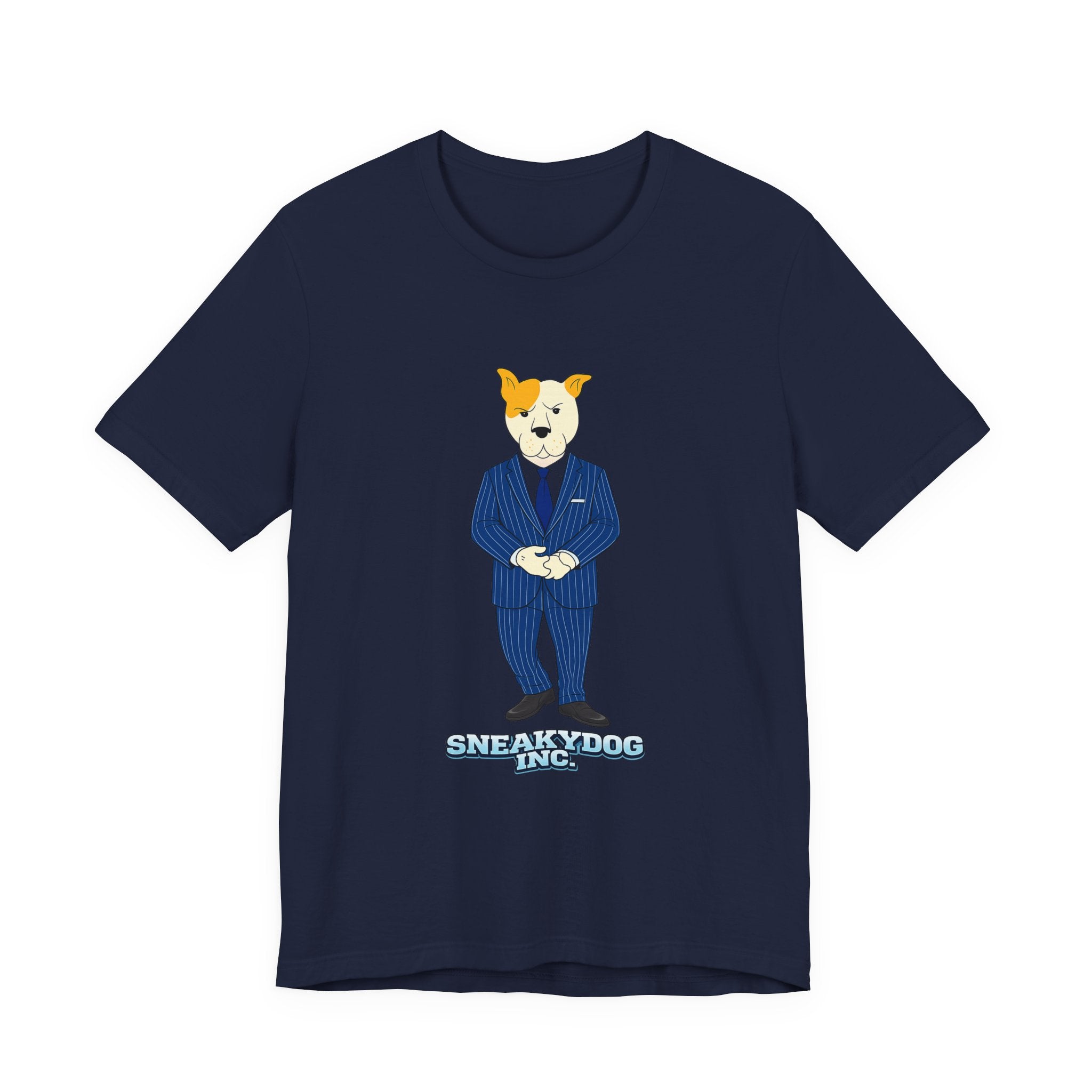 Sneakydog Inc. CEO Suit Graphic — Vintage Short Sleeve T-Shirt