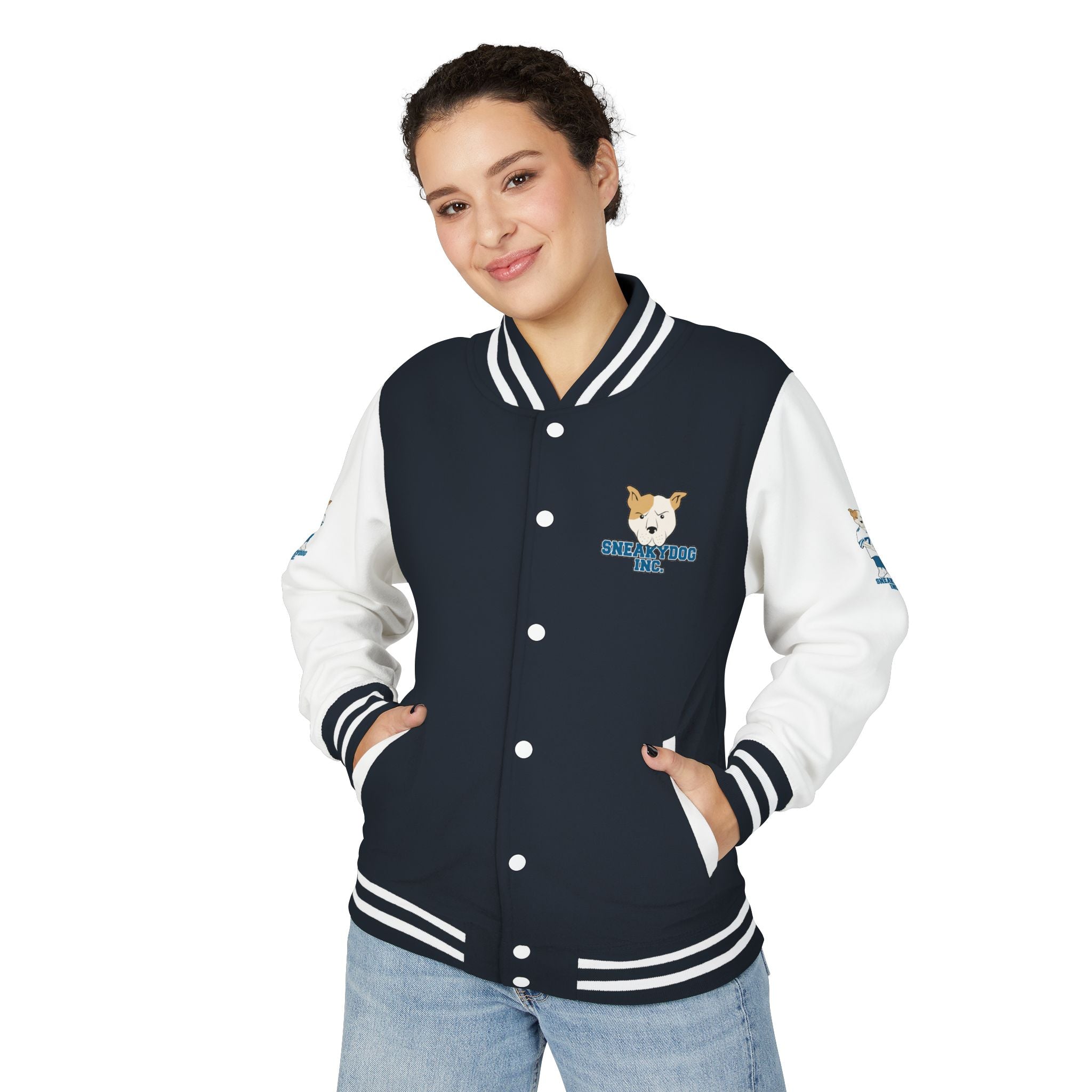 Sneakydog Inc. DJ Letterman Jacket —  Corgi Varsity Jacket